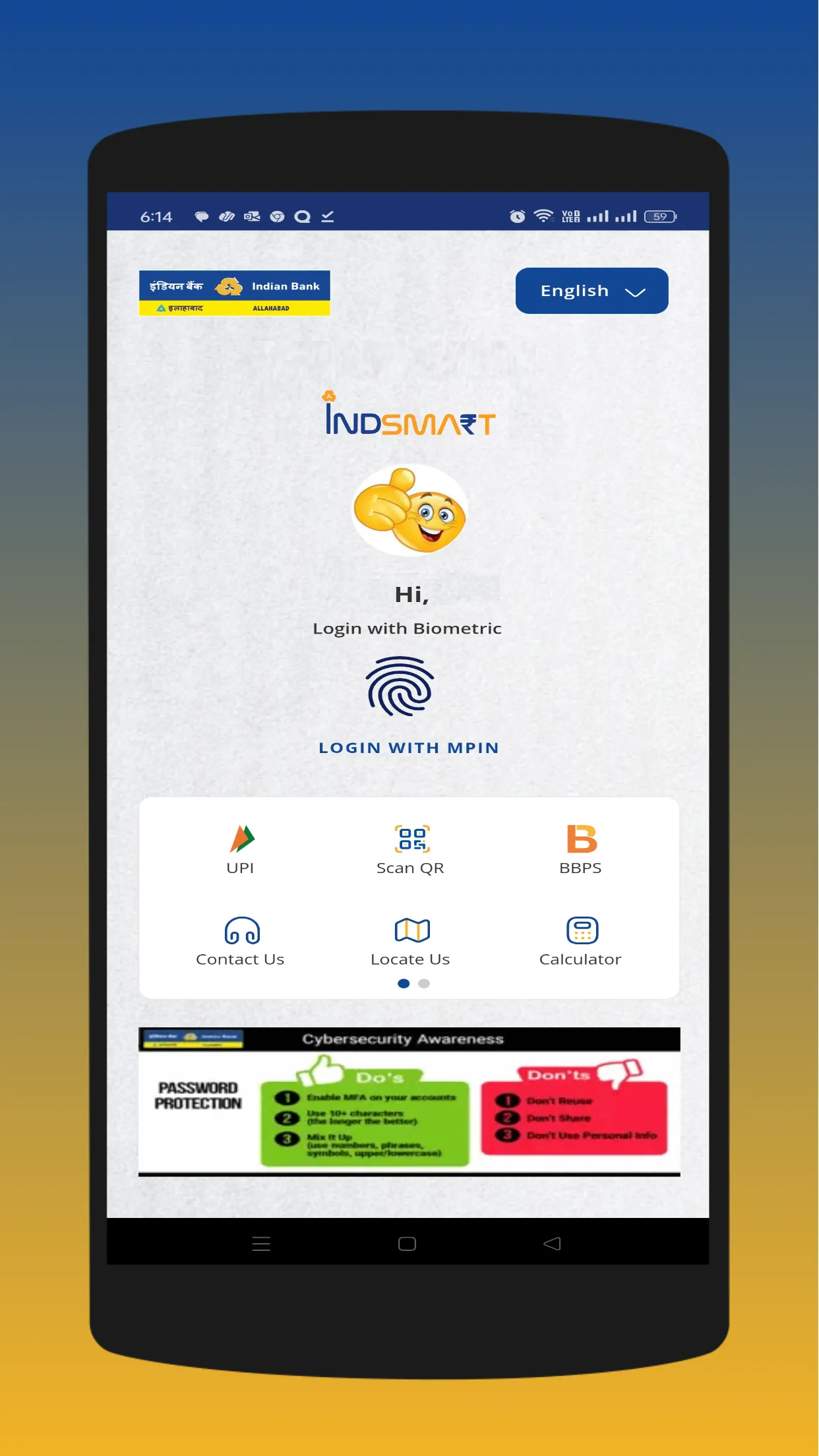 IndSMART IndianBank Mobile App | Indus Appstore | Screenshot