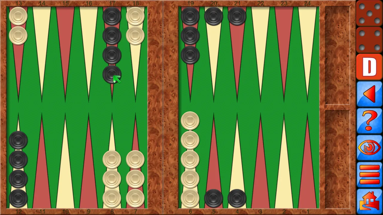 Backgammon V+ | Indus Appstore | Screenshot