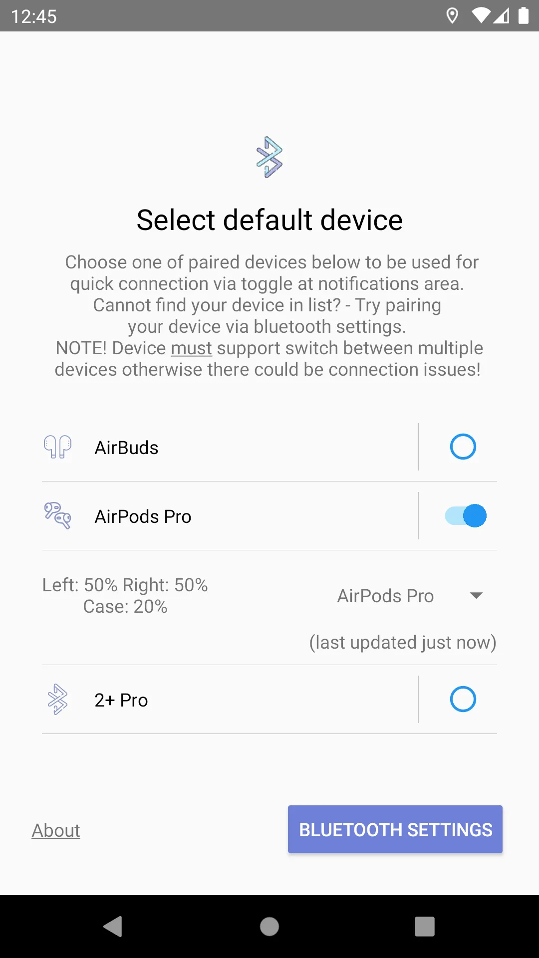 Bluetooth Connector | Indus Appstore | Screenshot