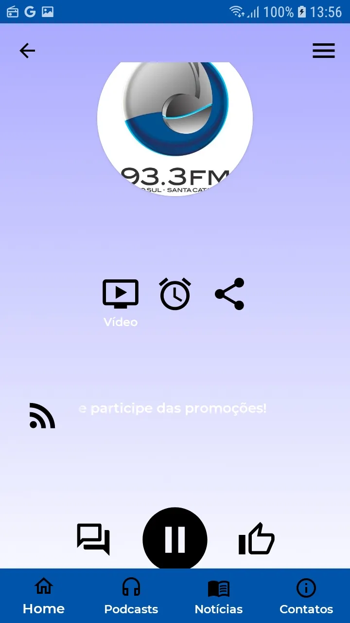 Rádio 93 FM Rio do Sul | Indus Appstore | Screenshot