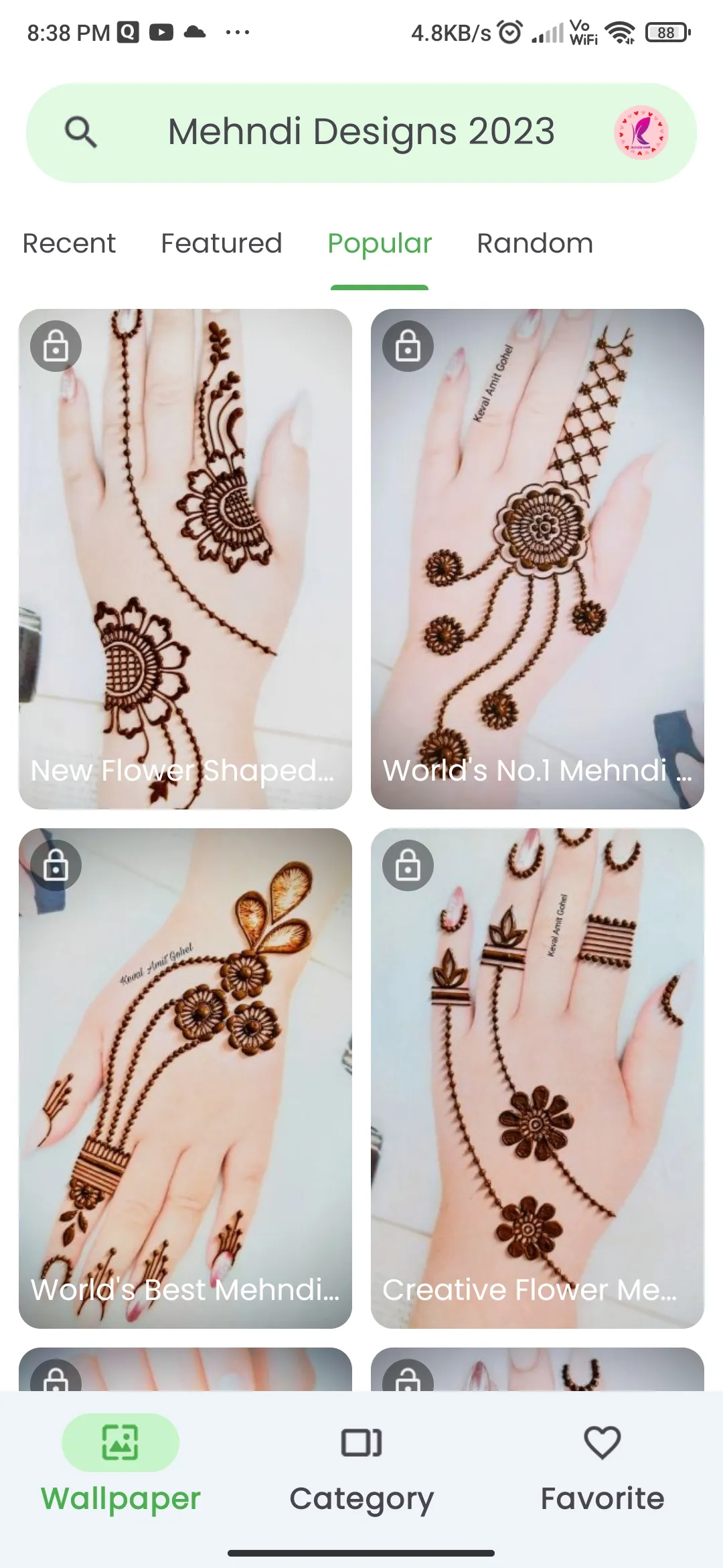 Mehndi Designs | Indus Appstore | Screenshot