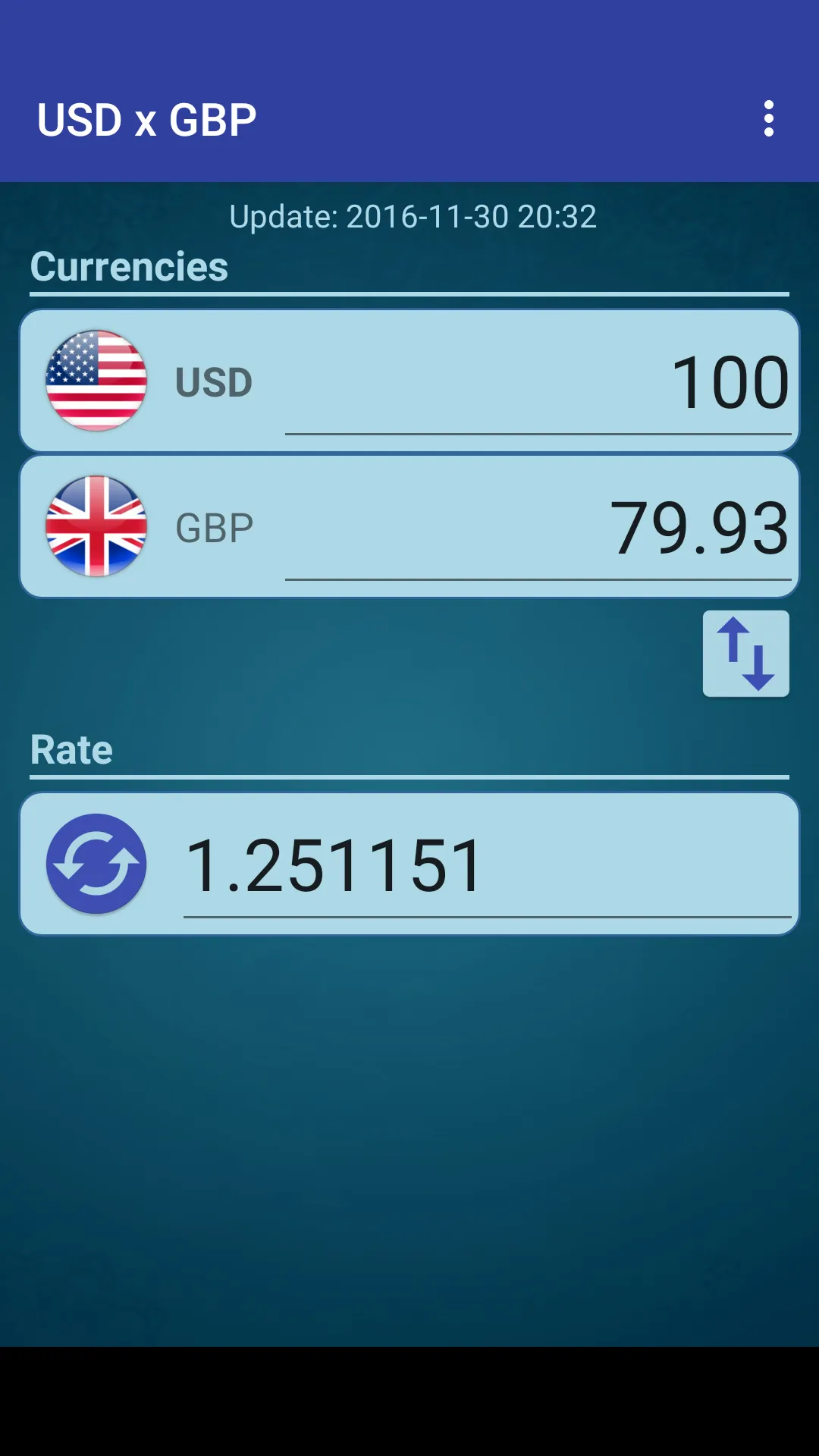 US Dollar to British Pound | Indus Appstore | Screenshot