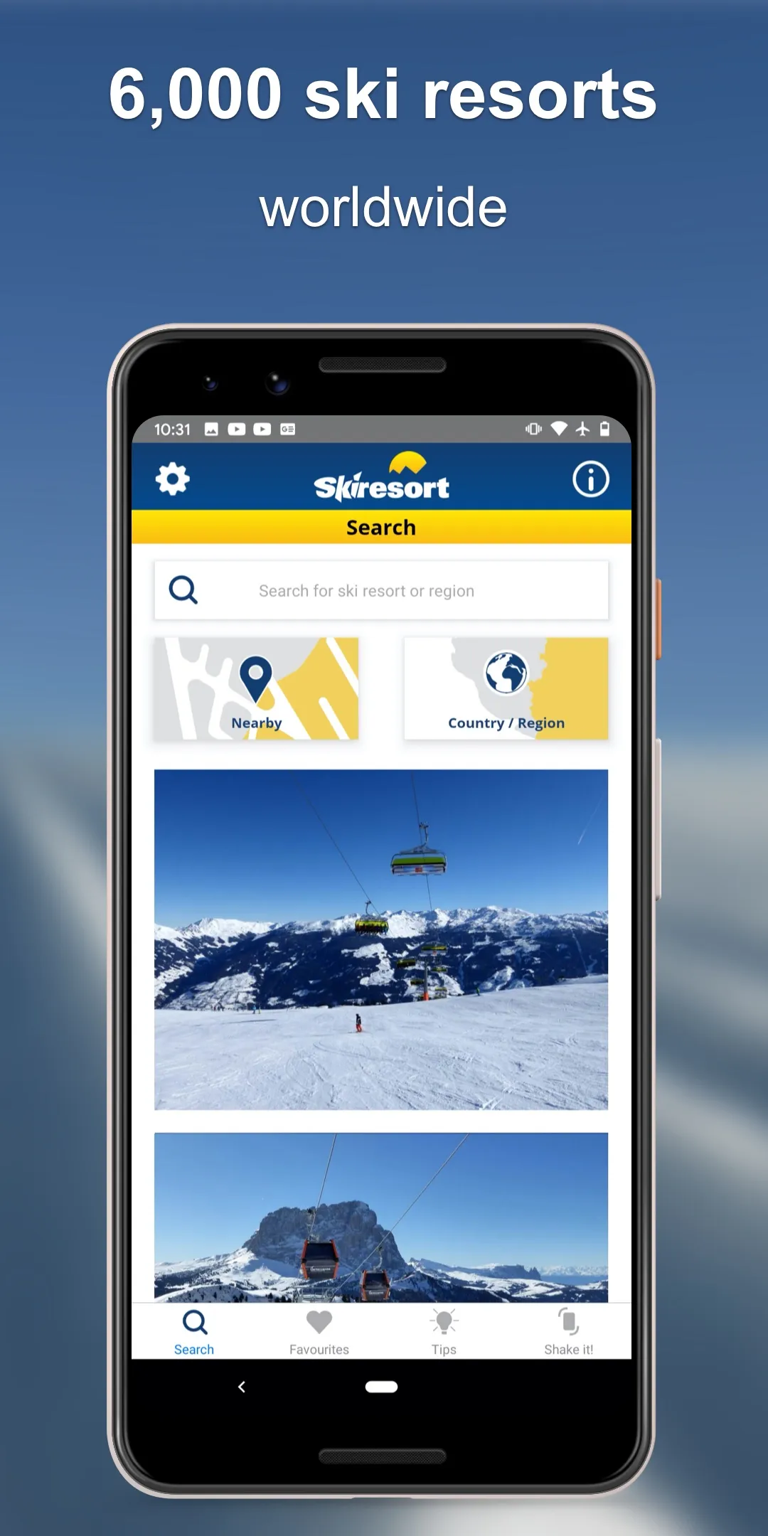 Skiresort.info: ski & weather | Indus Appstore | Screenshot