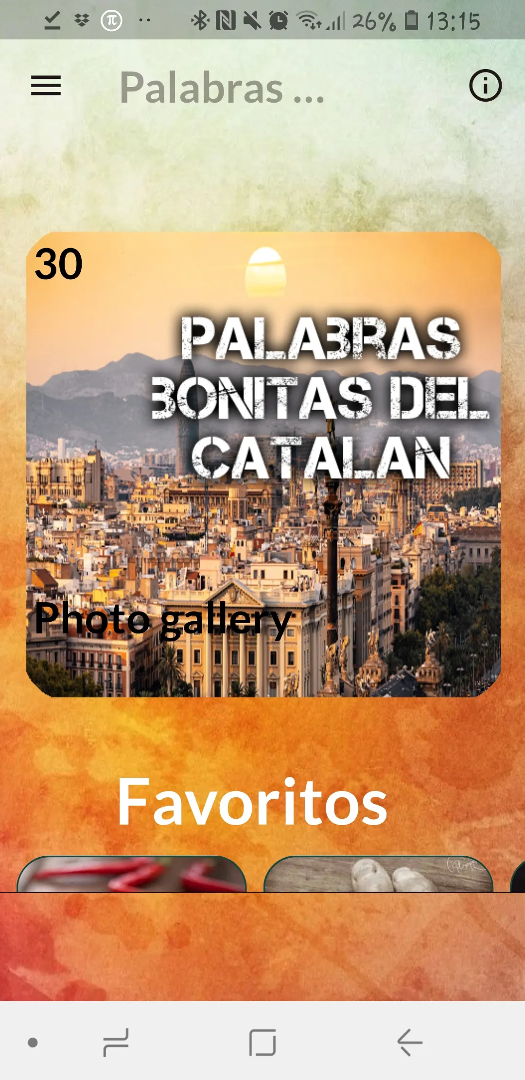 CATALÁN PALABRAS LINDAS | Indus Appstore | Screenshot