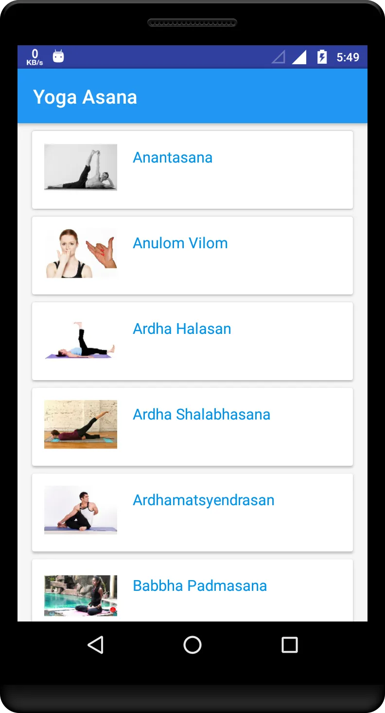 Yoga Asana | Indus Appstore | Screenshot