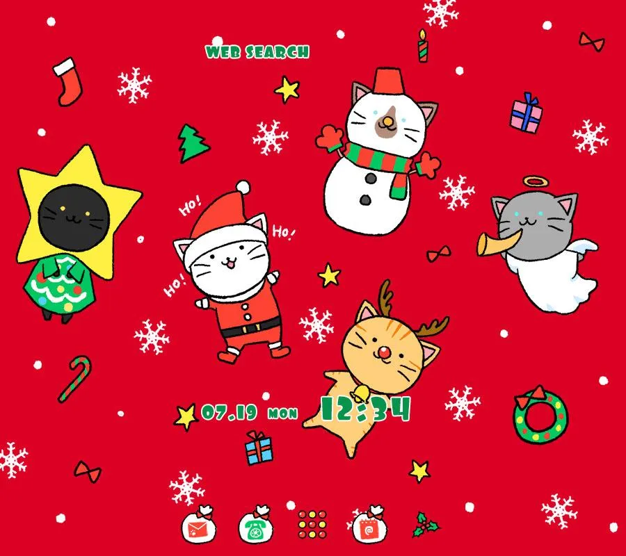 Kitty Christmas Theme +HOME | Indus Appstore | Screenshot