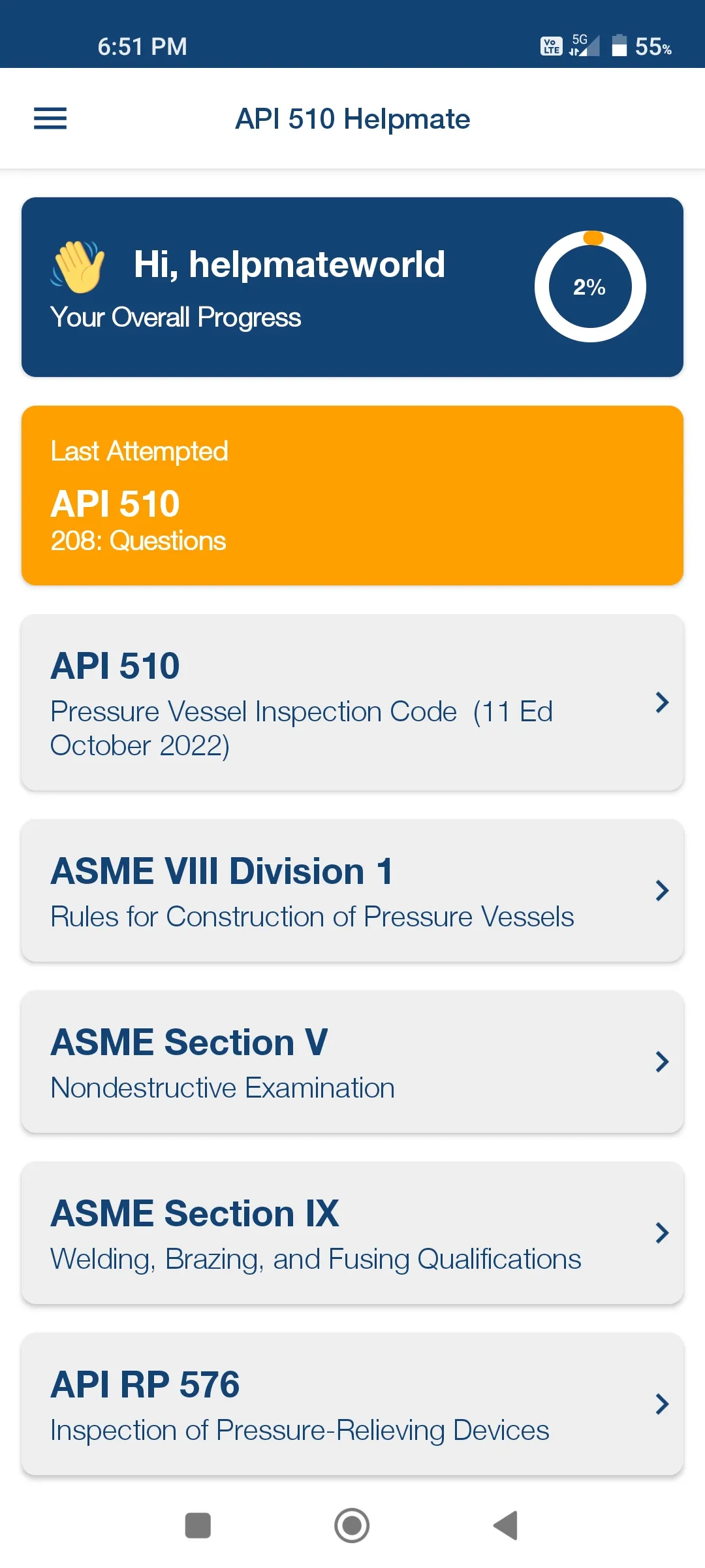 API 510 Helpmate | Indus Appstore | Screenshot