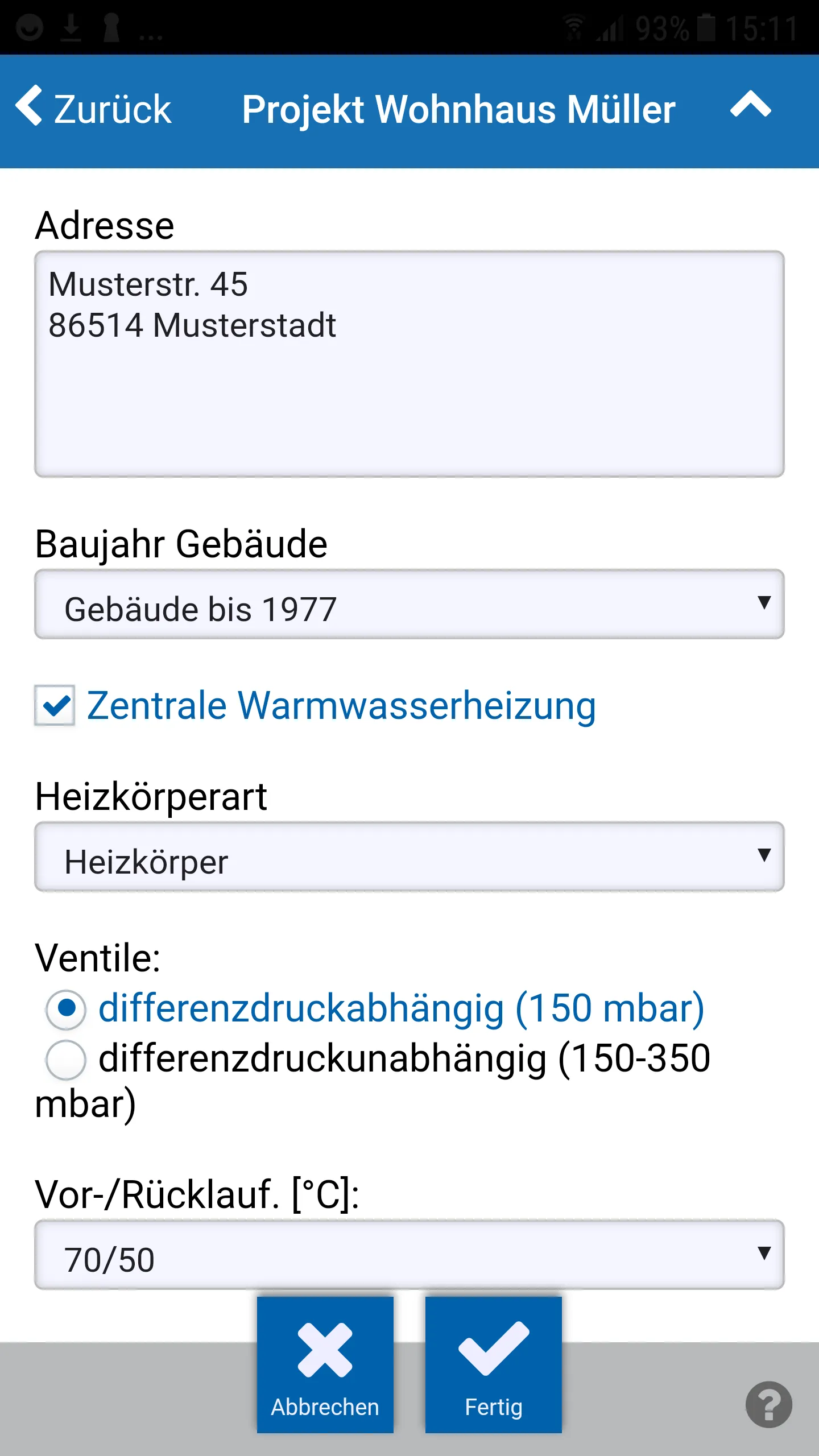 Vereinfachter hydr. Abgleich | Indus Appstore | Screenshot