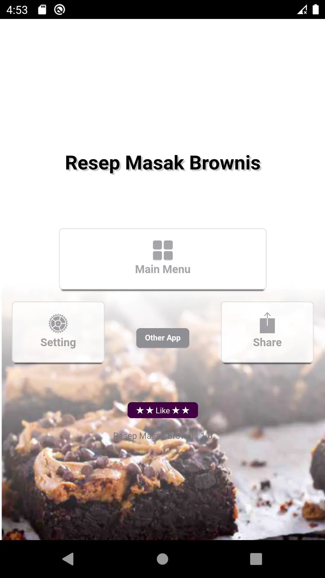 Resep Aneka Kue Brownies | Indus Appstore | Screenshot