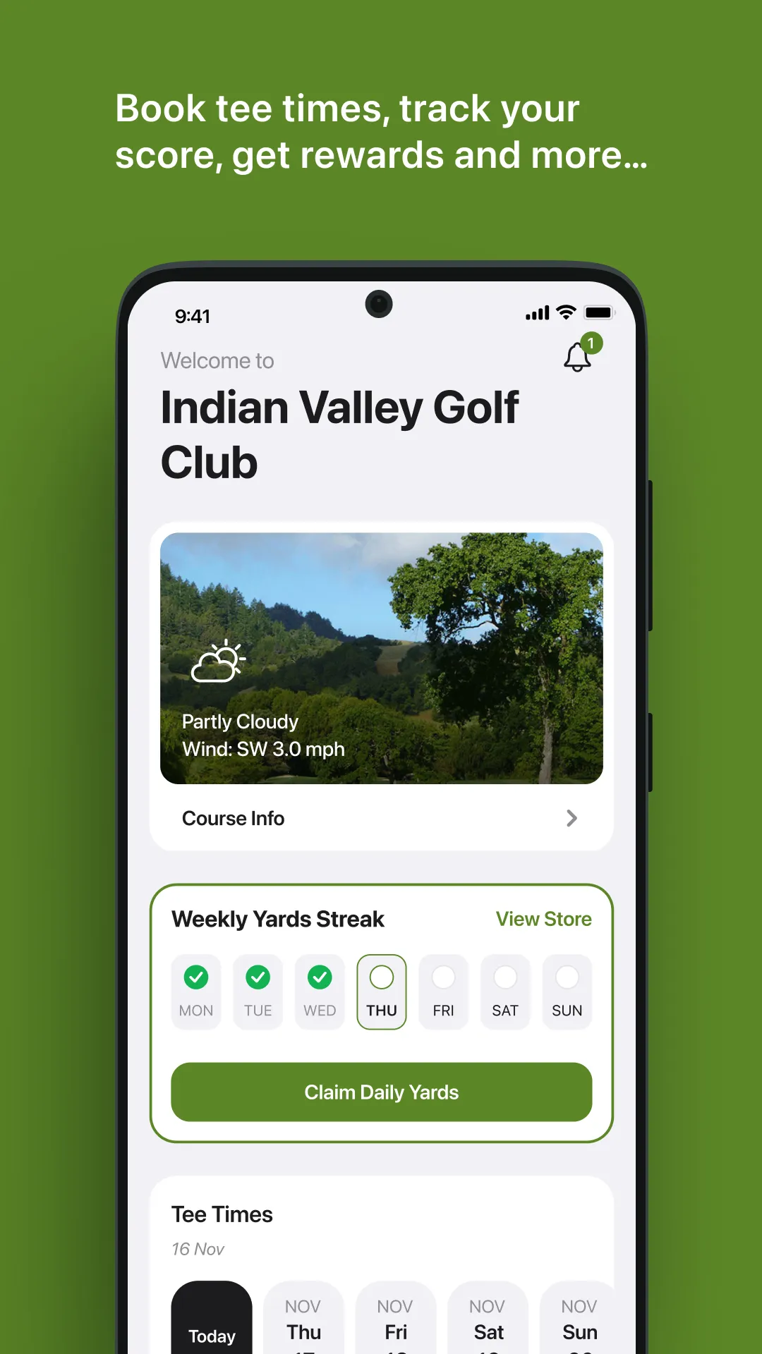 Indian Valley Golf Club | Indus Appstore | Screenshot