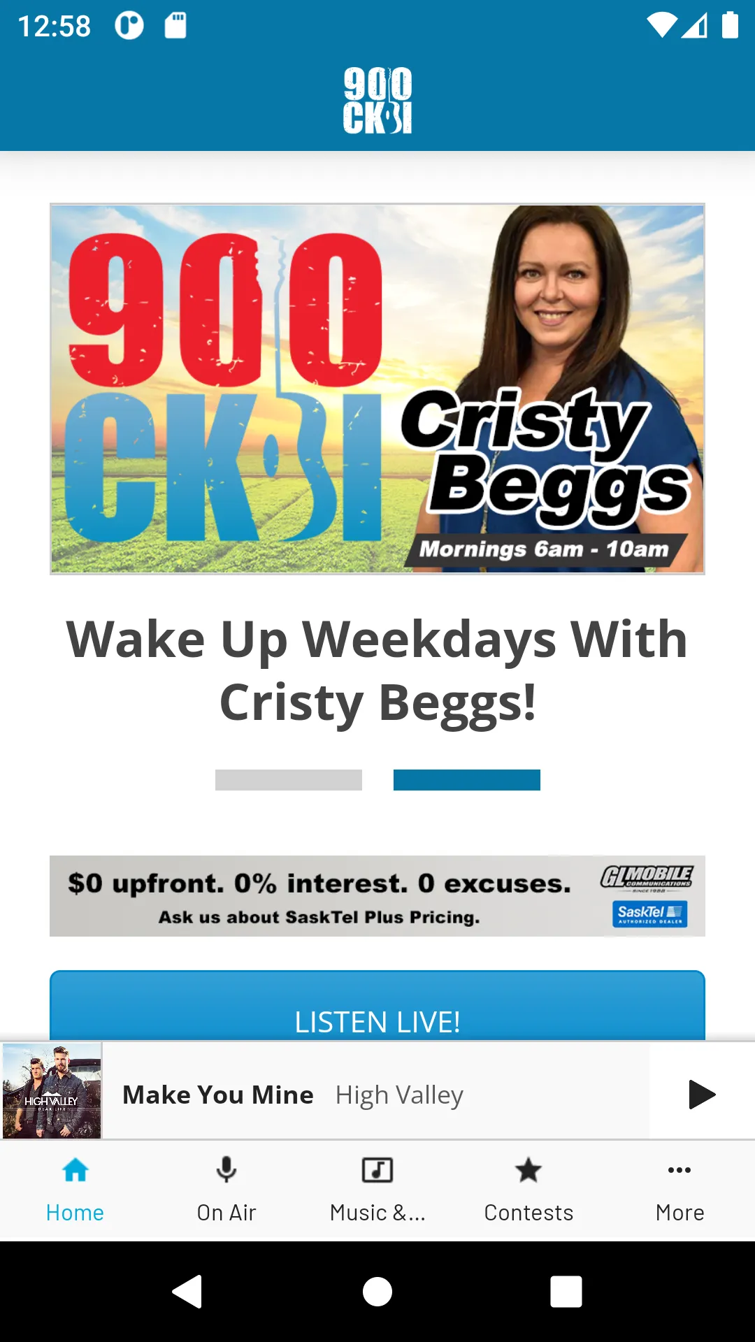 900 CKBI Saskatchewan | Indus Appstore | Screenshot