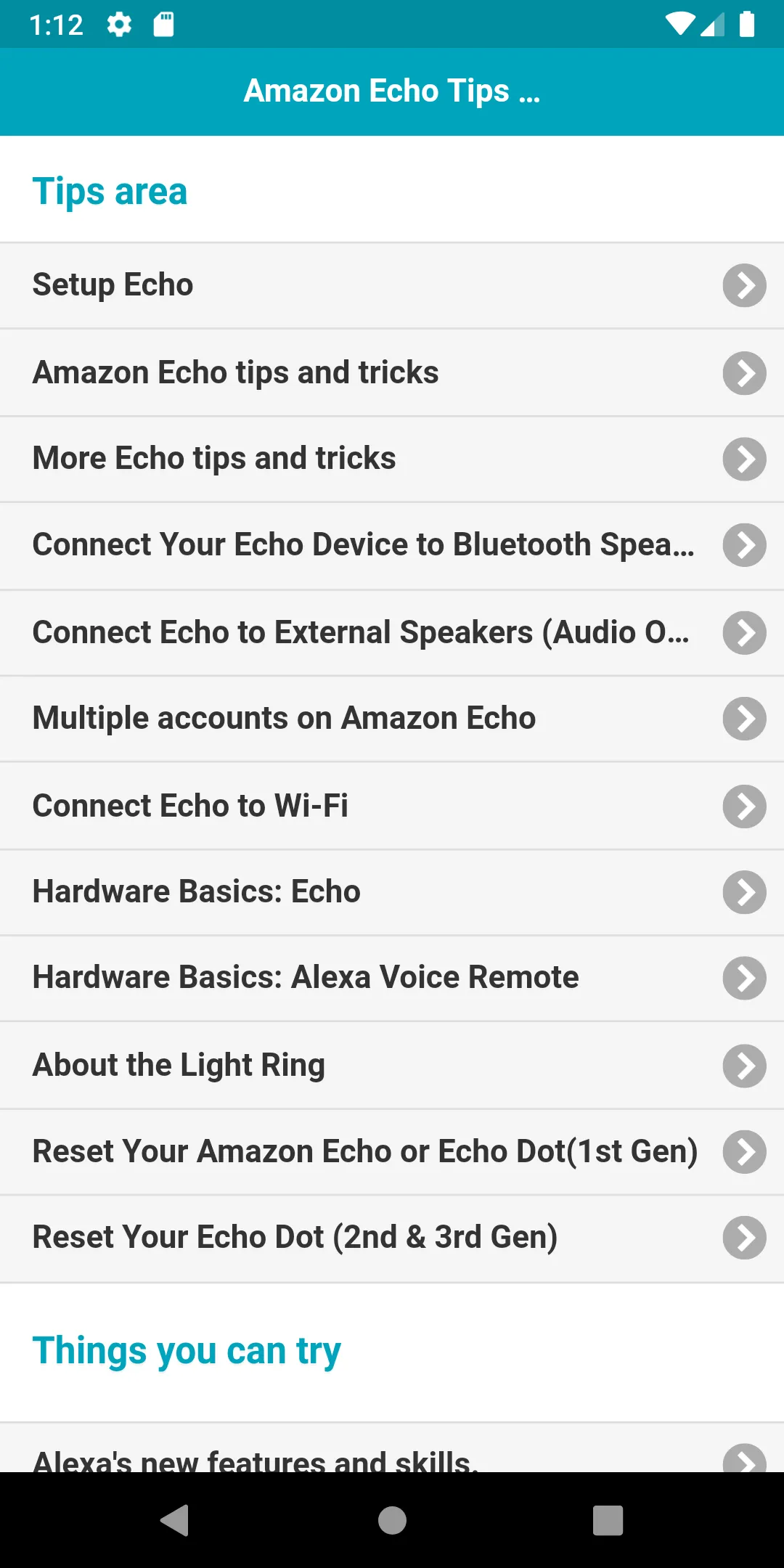 Tips for Amazon Echo | Indus Appstore | Screenshot