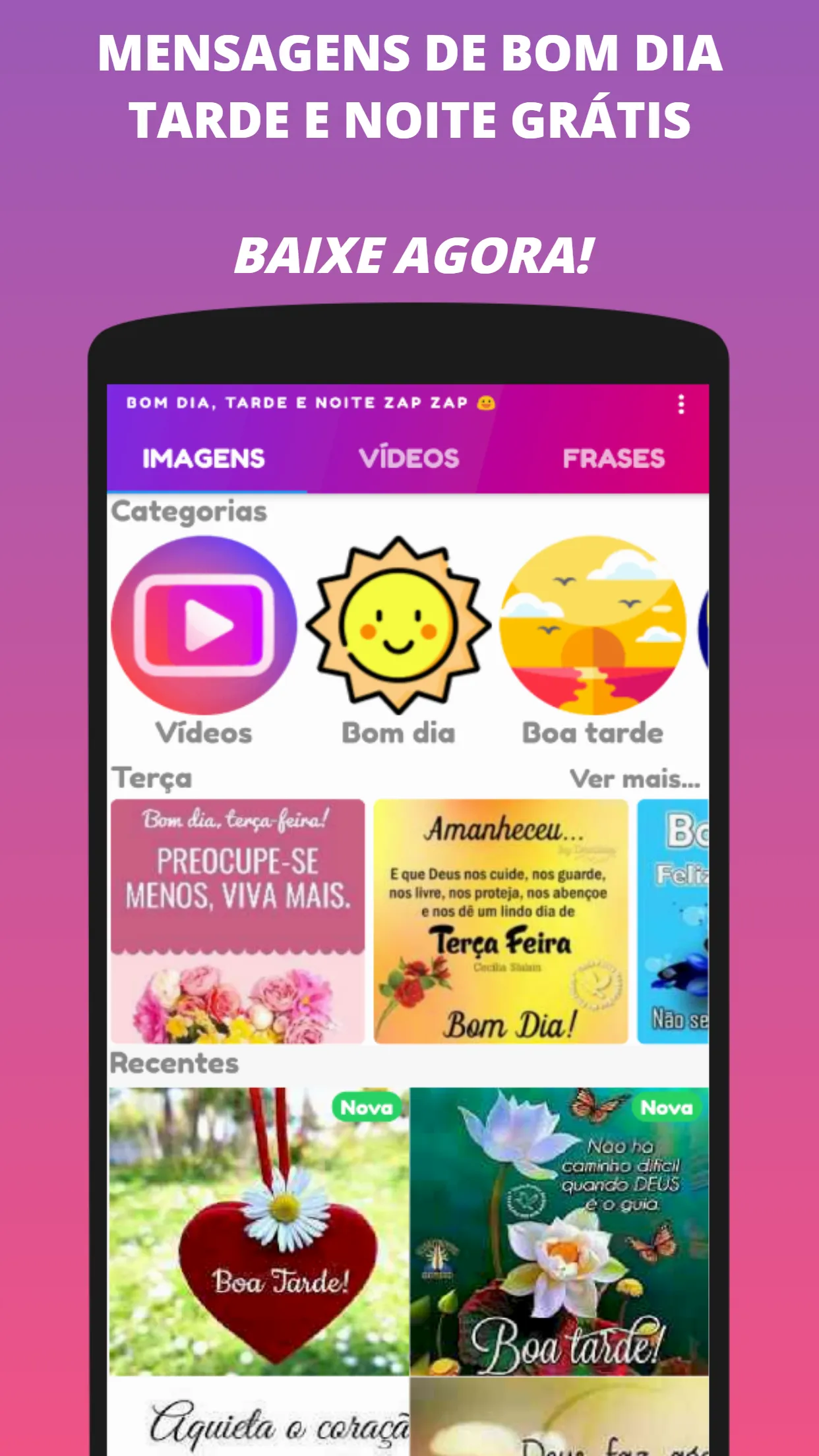 Mensagens de Bom Dia Zap Zap | Indus Appstore | Screenshot