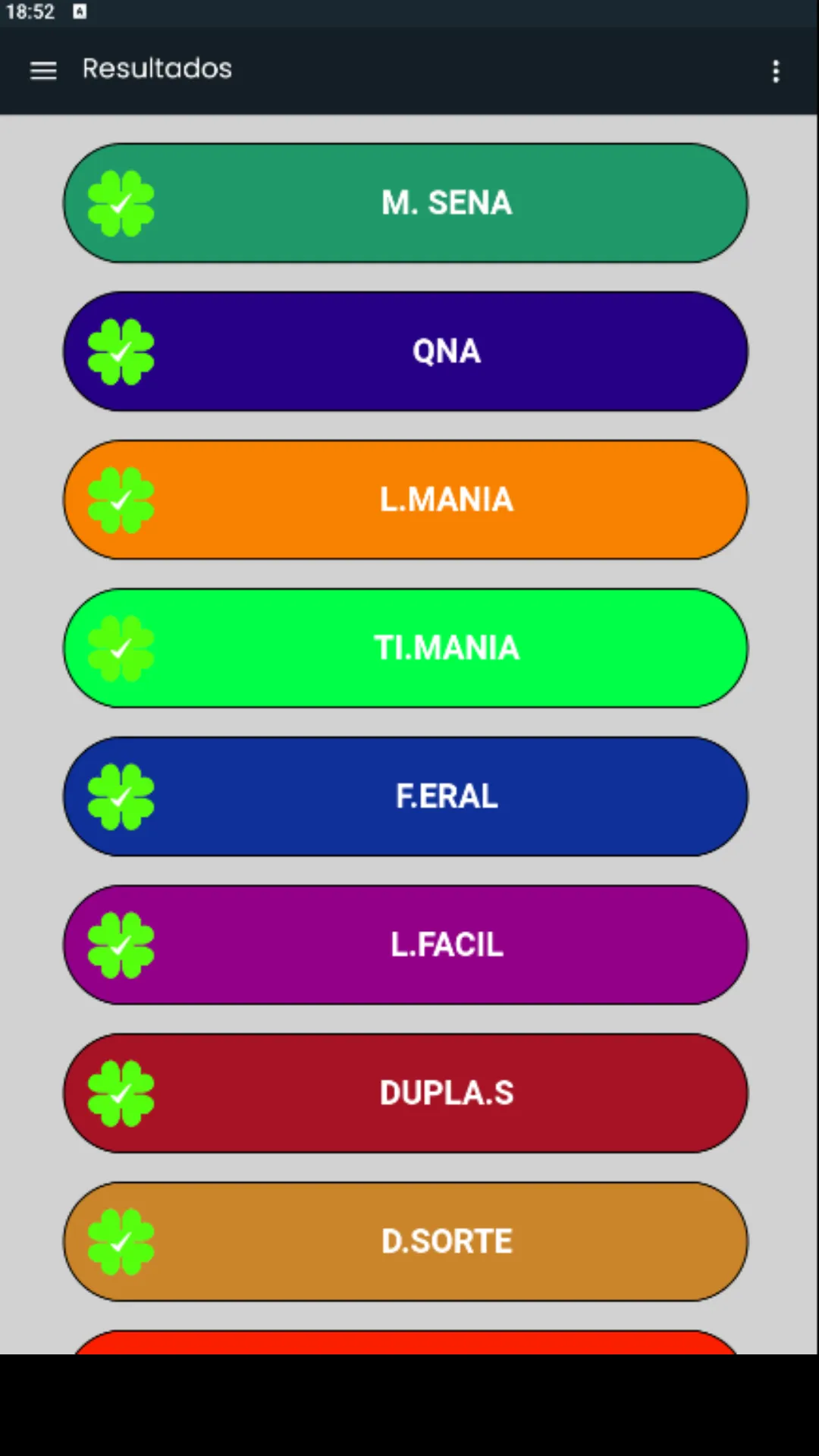 Resultado Loterias | Indus Appstore | Screenshot