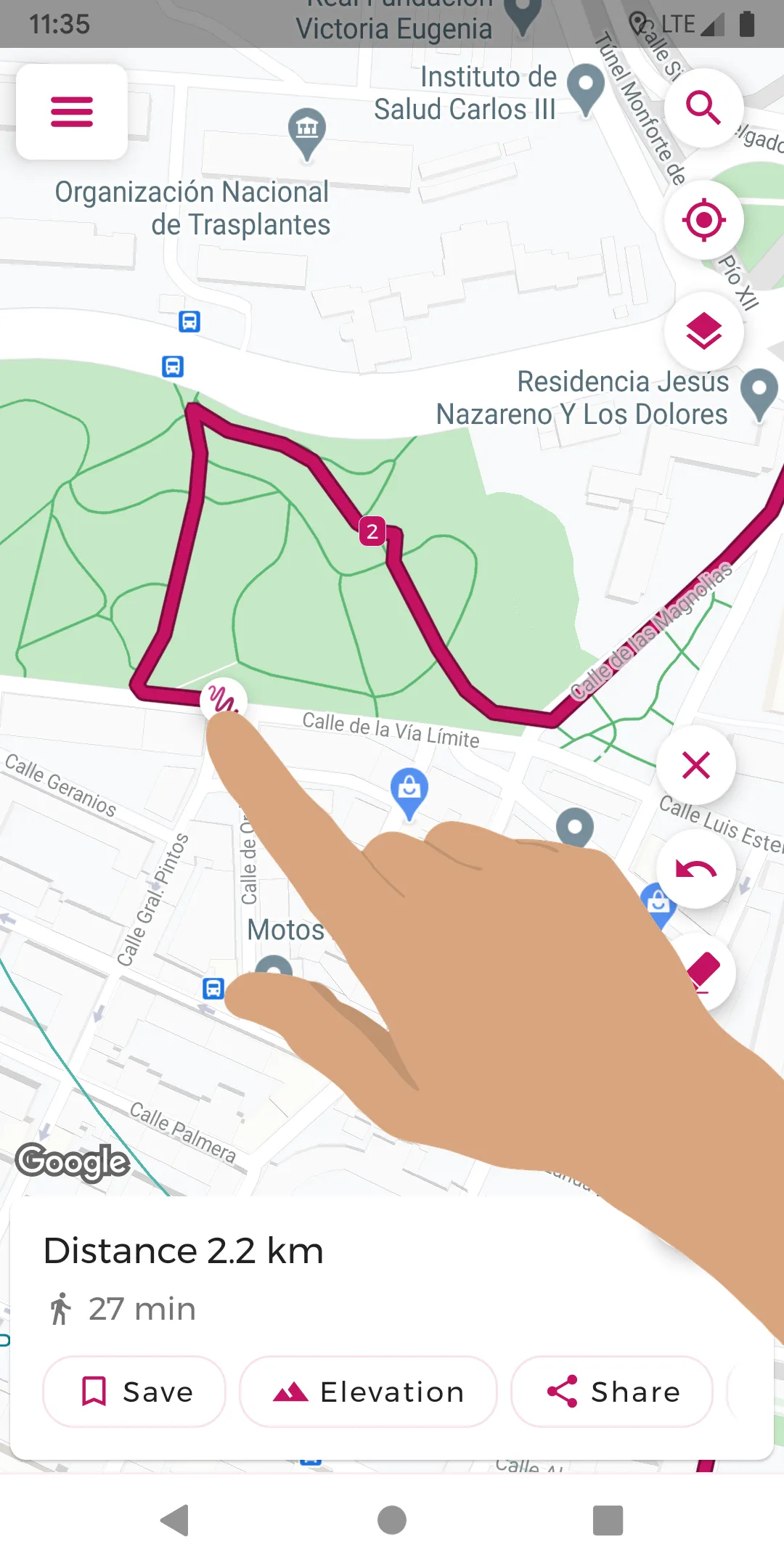 Just Draw It! - Route planner  | Indus Appstore | Screenshot