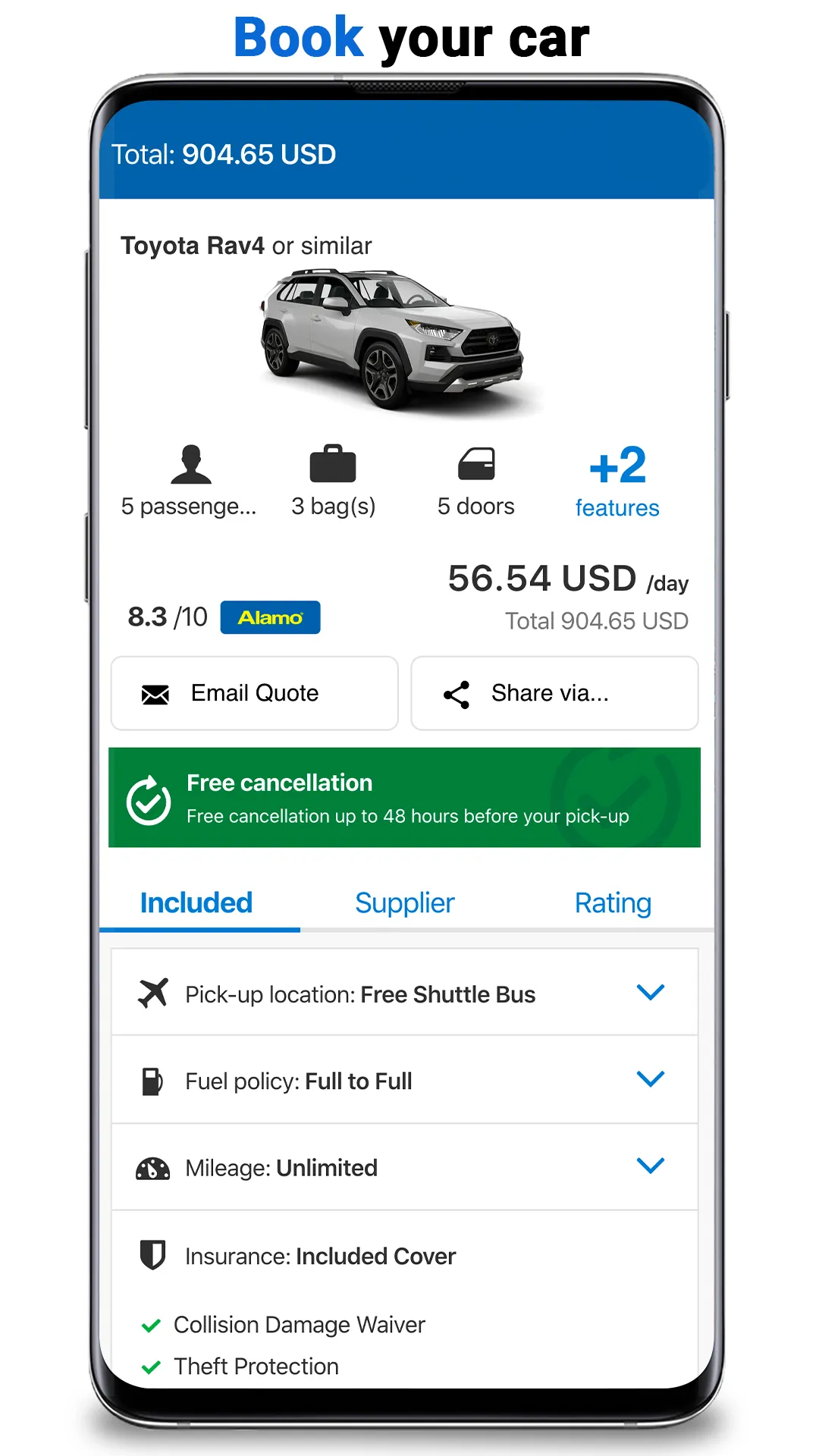 CARNGO Car Rental | Indus Appstore | Screenshot