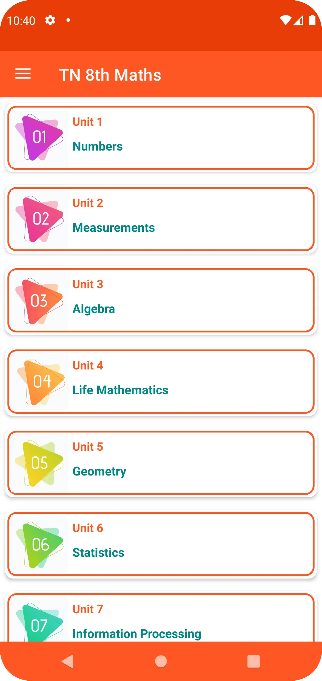 TN 8th Maths Guide | Indus Appstore | Screenshot