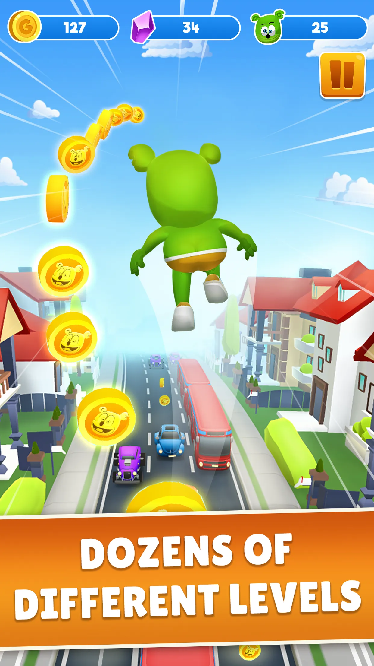 Gummy Bear Run: Running Games | Indus Appstore | Screenshot