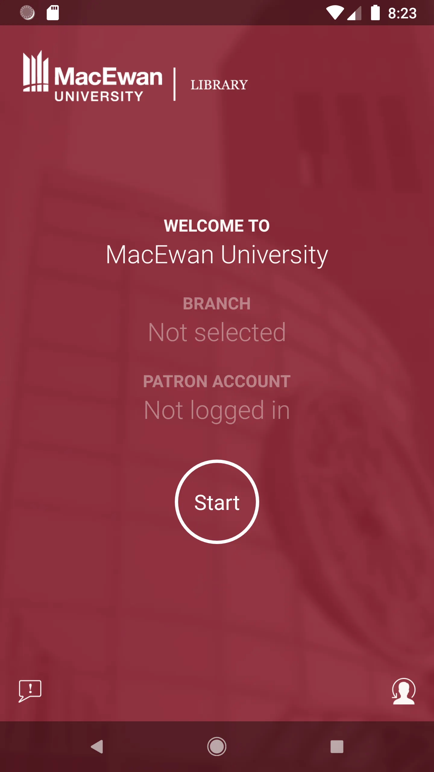 MacEwan Library Checkout | Indus Appstore | Screenshot