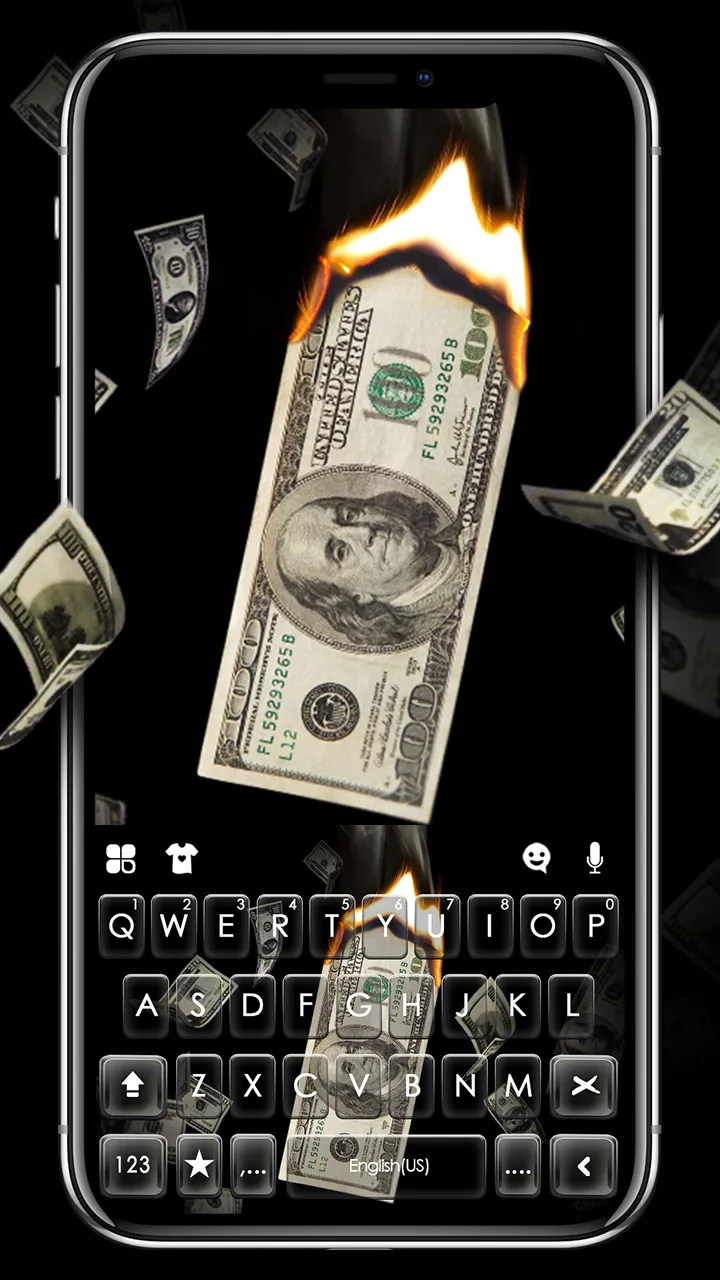 Burning Dollars Theme | Indus Appstore | Screenshot