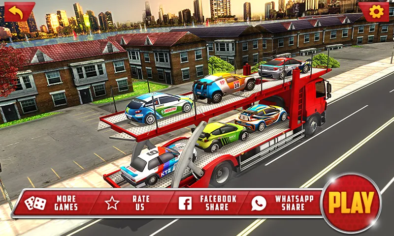 Car Transporter Trailer Truck | Indus Appstore | Screenshot