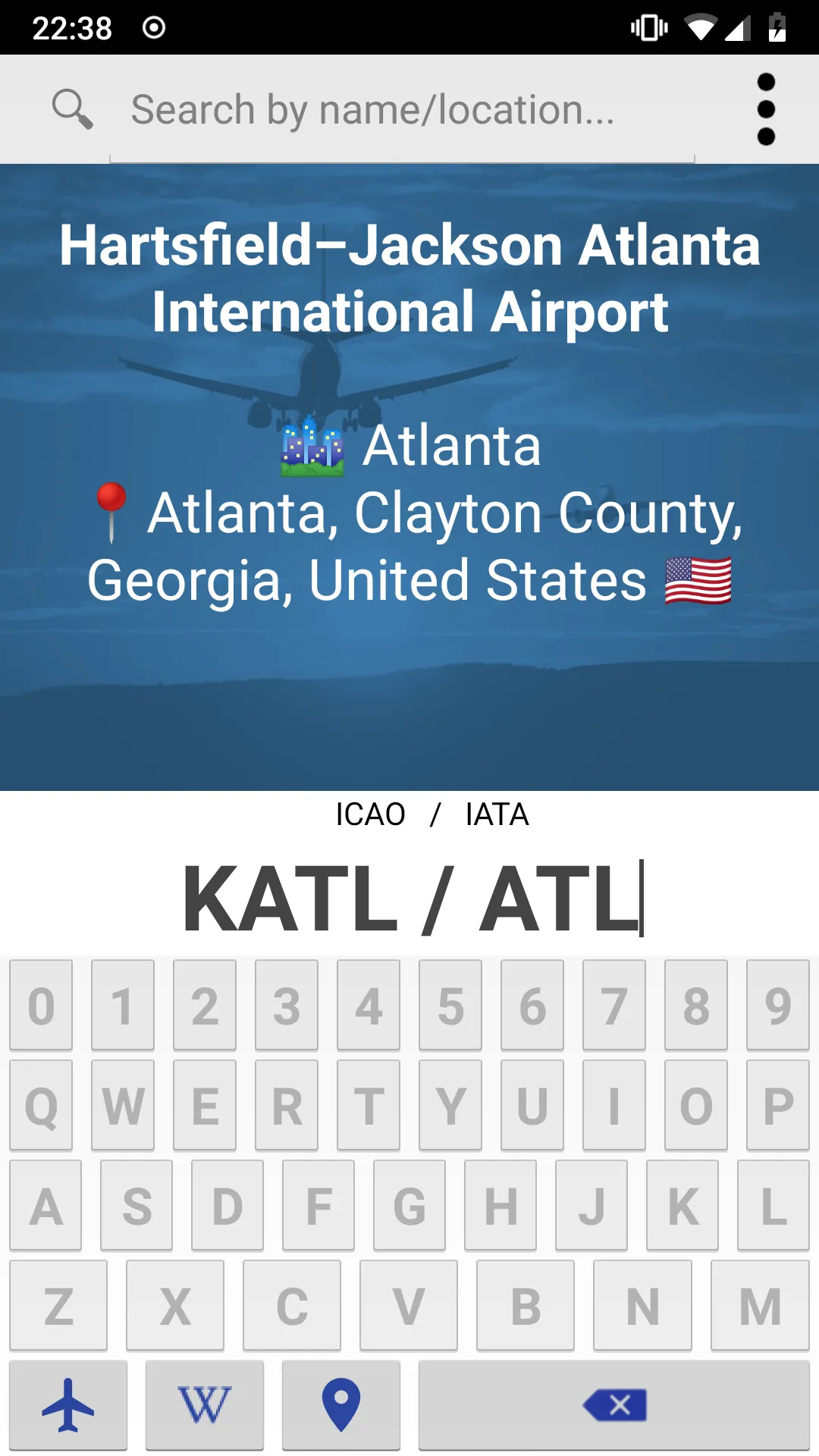 Airport ID: Search IATA Codes | Indus Appstore | Screenshot