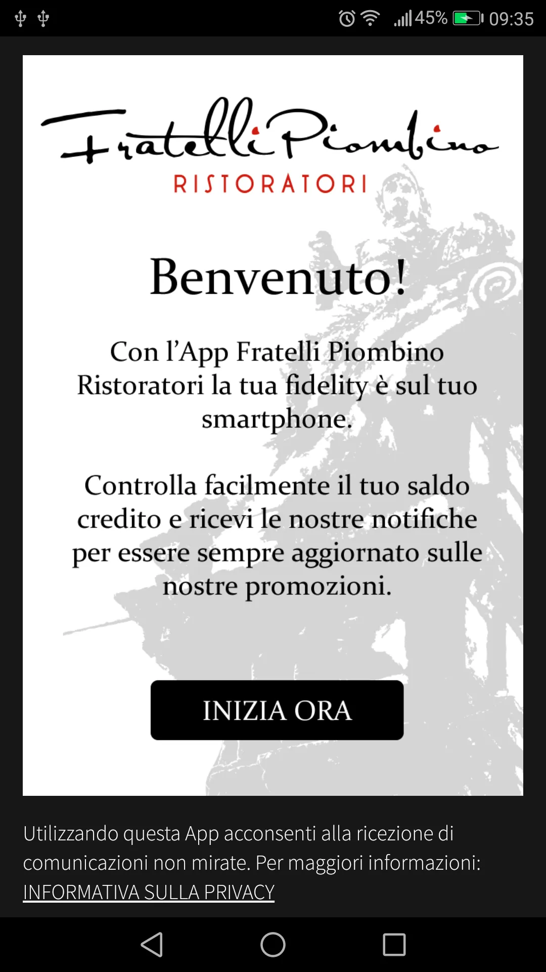 Fratelli Piombino Ristoratori | Indus Appstore | Screenshot