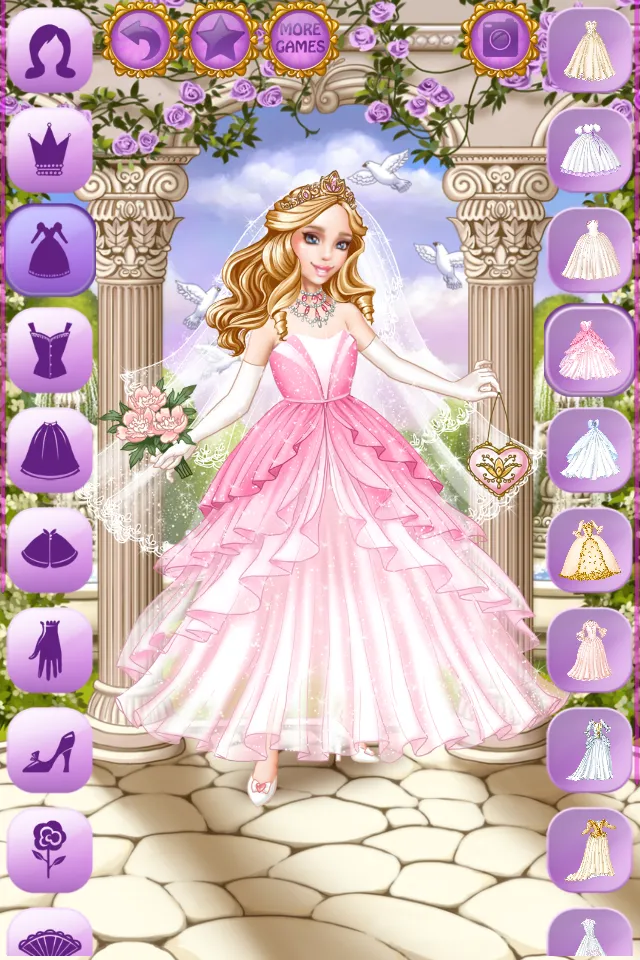 Cinderella Wedding Dress Up | Indus Appstore | Screenshot