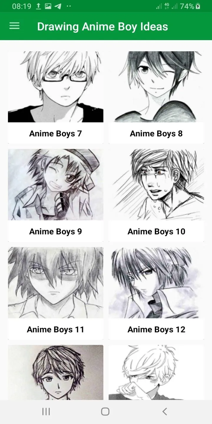 Drawing Anime Boy Ideas | Indus Appstore | Screenshot