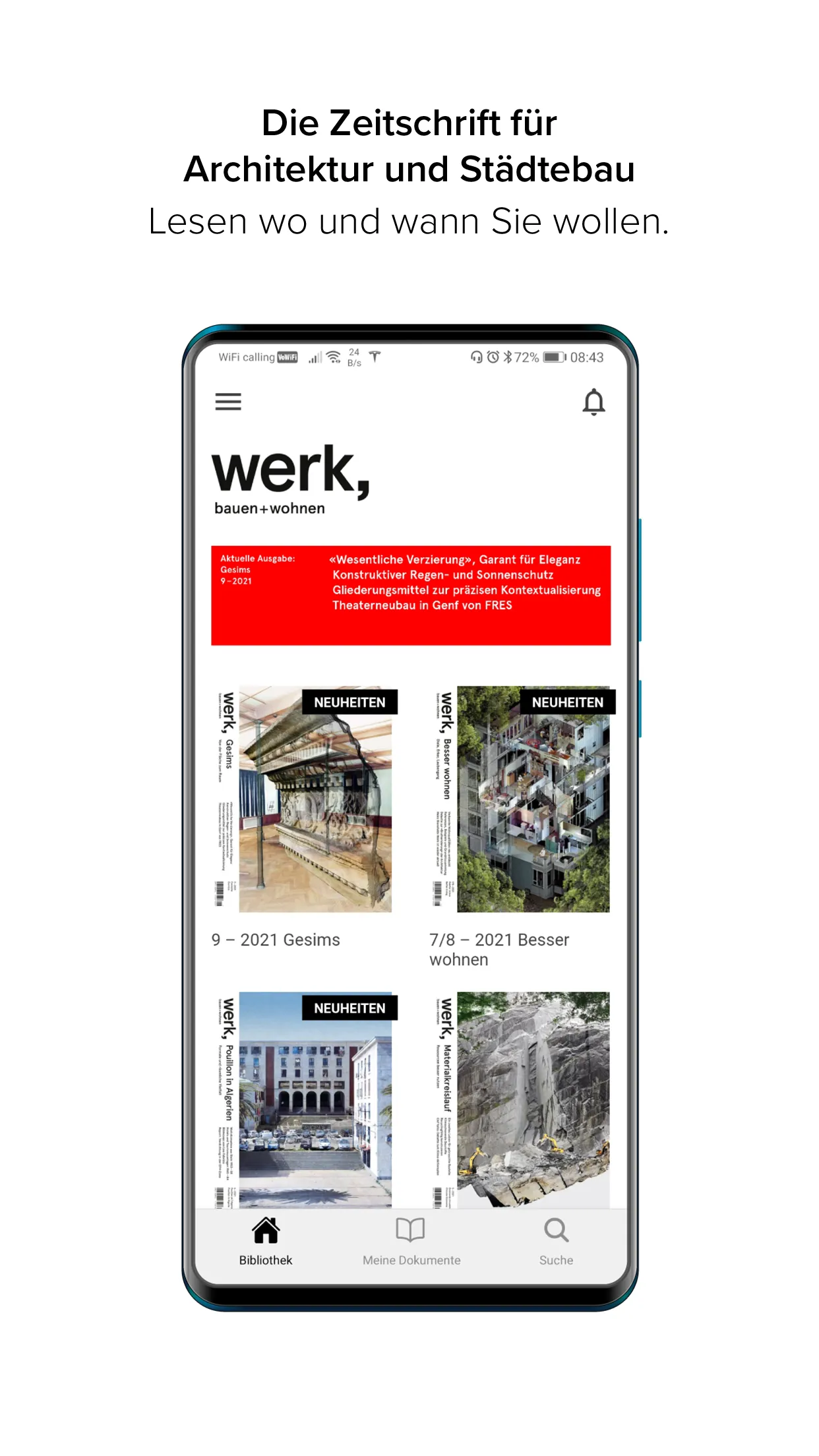 werk, bauen + wohnen | Indus Appstore | Screenshot