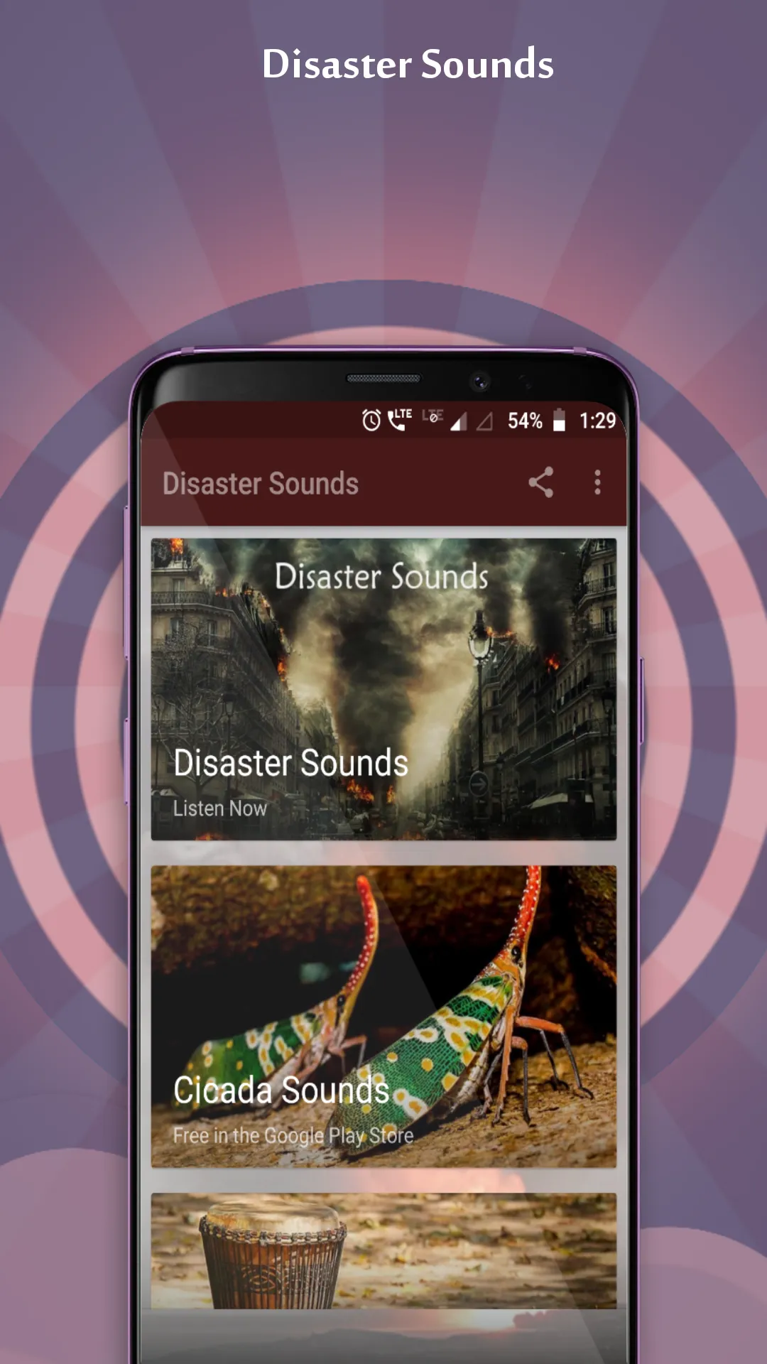 Disaster Sounds | Indus Appstore | Screenshot