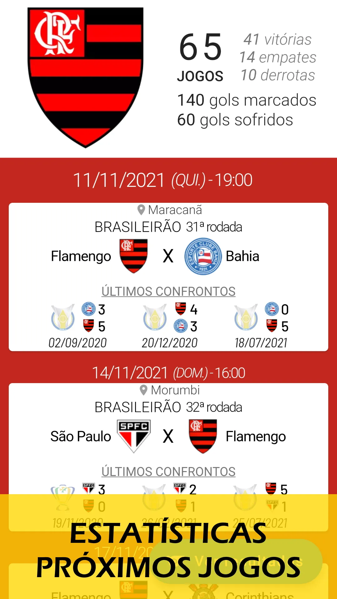 Agenda do Mengão | Indus Appstore | Screenshot