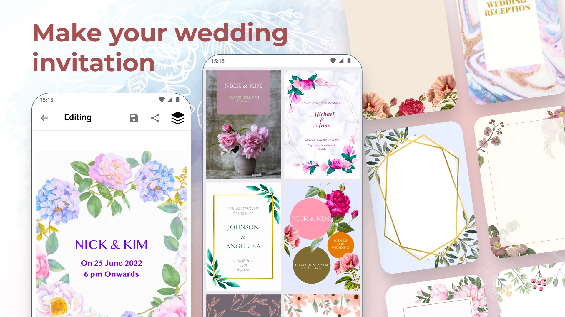 Wedding Invitation Card Maker | Indus Appstore | Screenshot