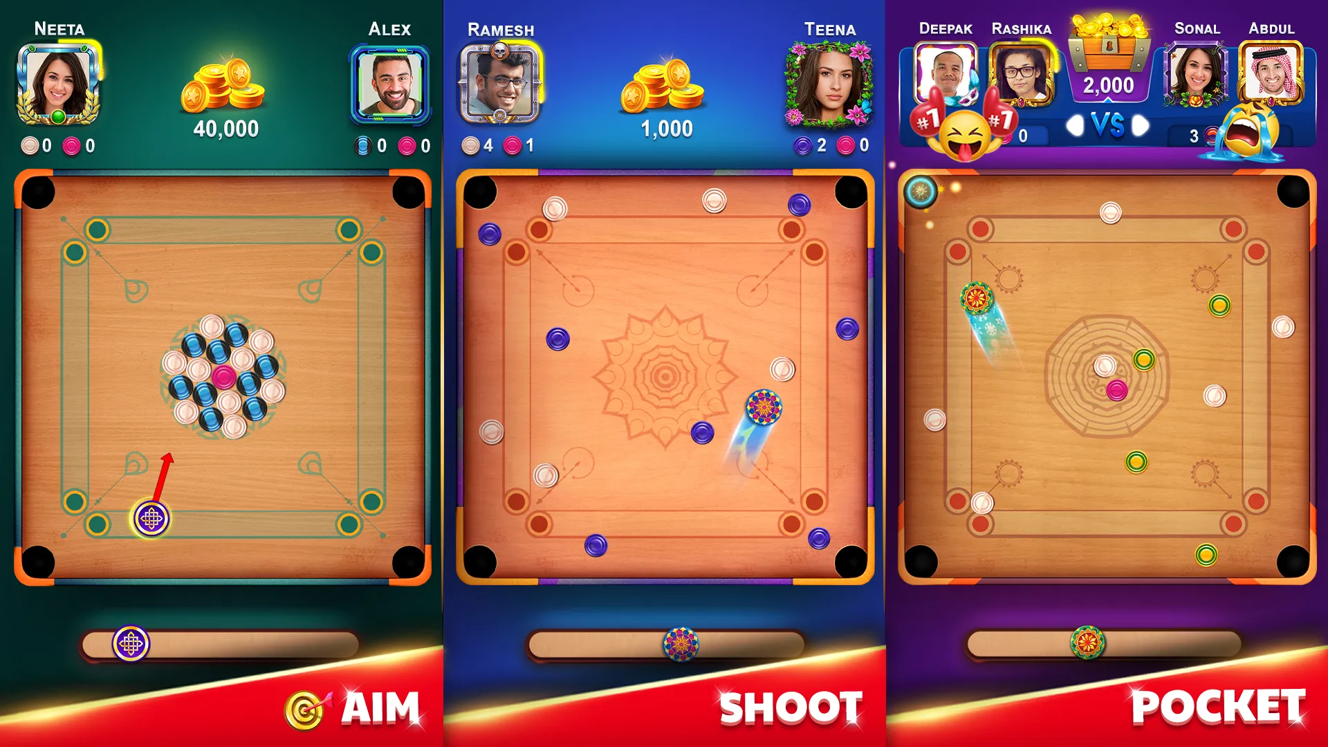 Carrom King™ | Indus Appstore | Screenshot