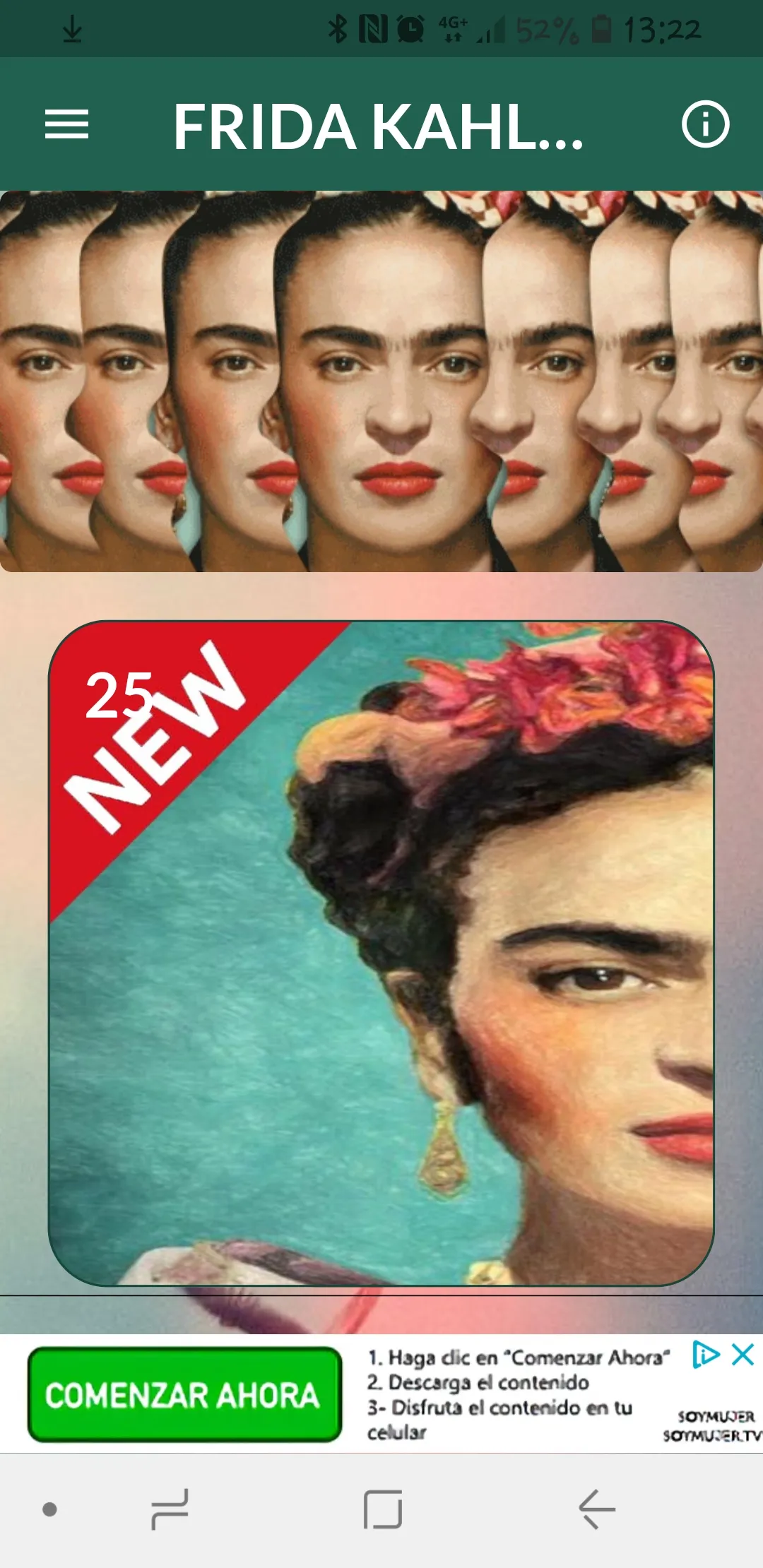 FRIDA KAHLO FRASES Y WALLPAPER | Indus Appstore | Screenshot