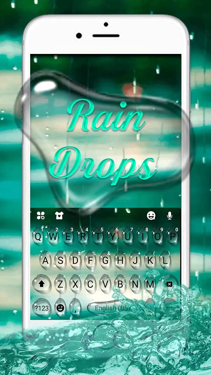 Water Raindrops 2 Keyboard The | Indus Appstore | Screenshot