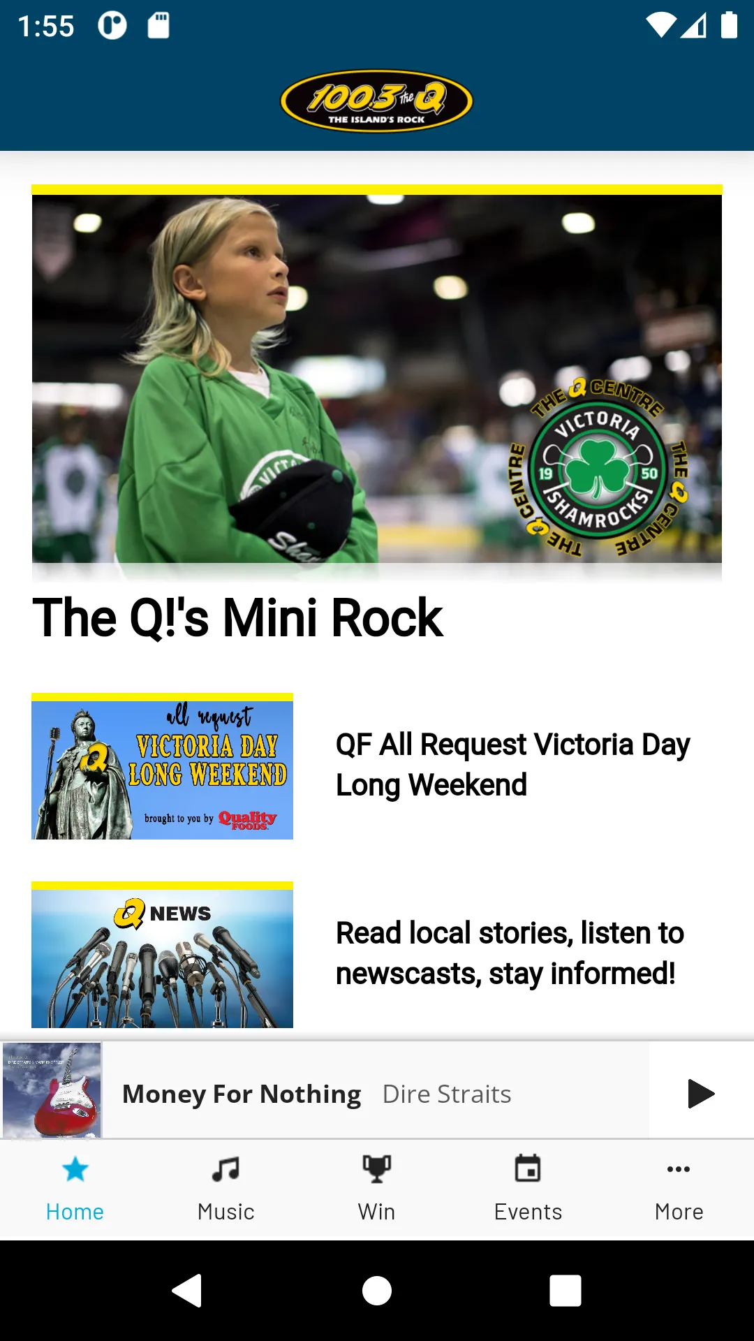 100.3 The Q! Victoria | Indus Appstore | Screenshot