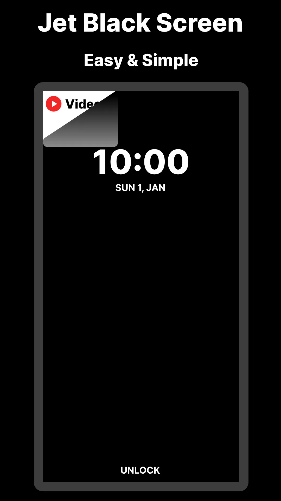 Jet Black Screen: Video Screen | Indus Appstore | Screenshot