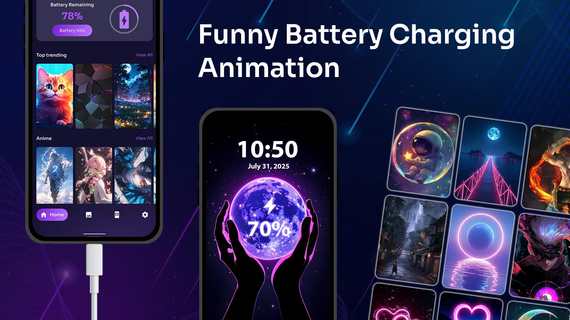 Battery Charging Live Effects | Indus Appstore | Screenshot