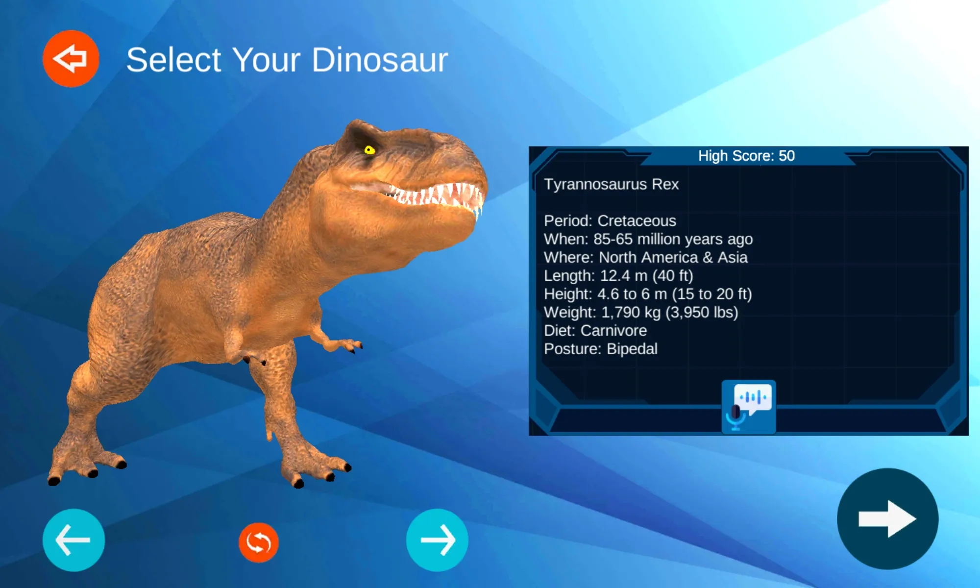 Dinosaur Sim | Indus Appstore | Screenshot