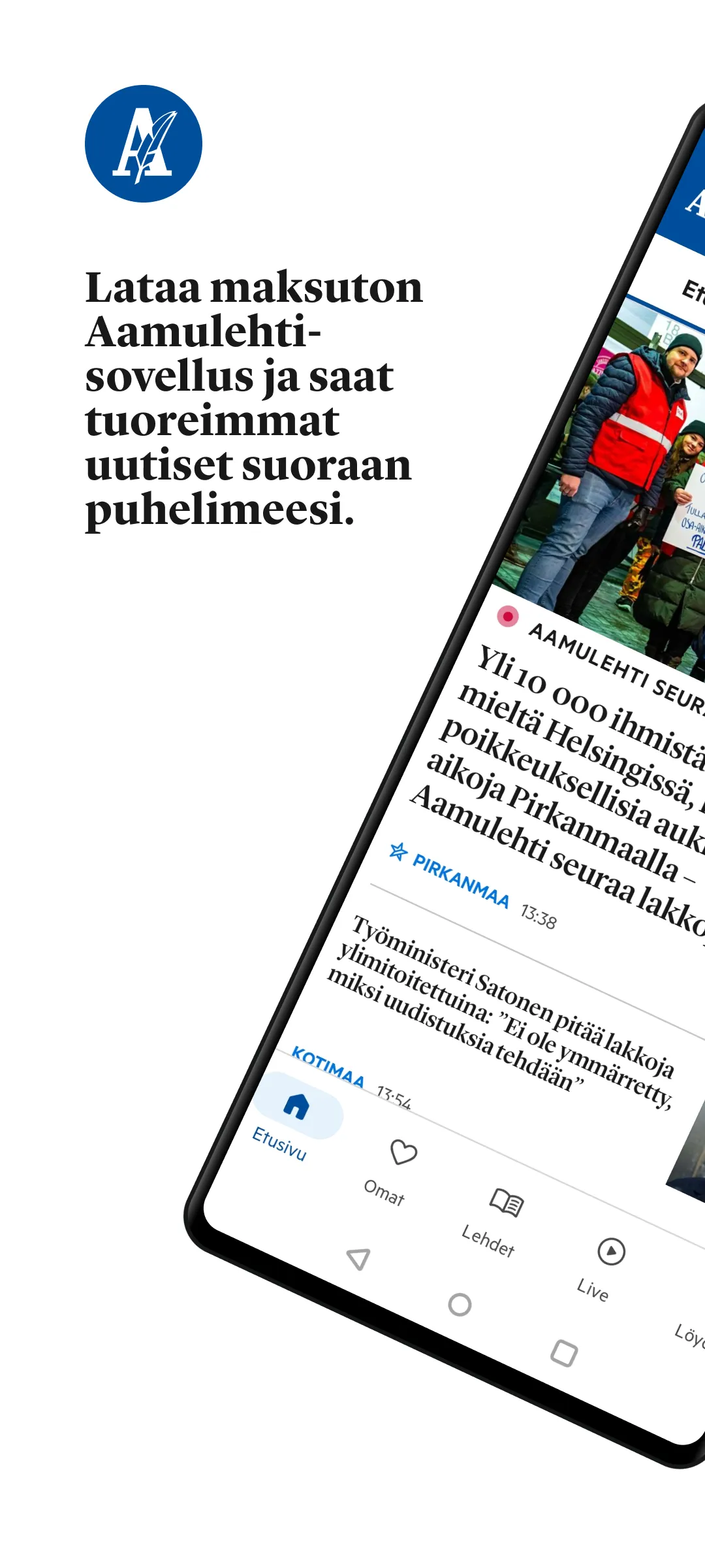 Aamulehti | Indus Appstore | Screenshot