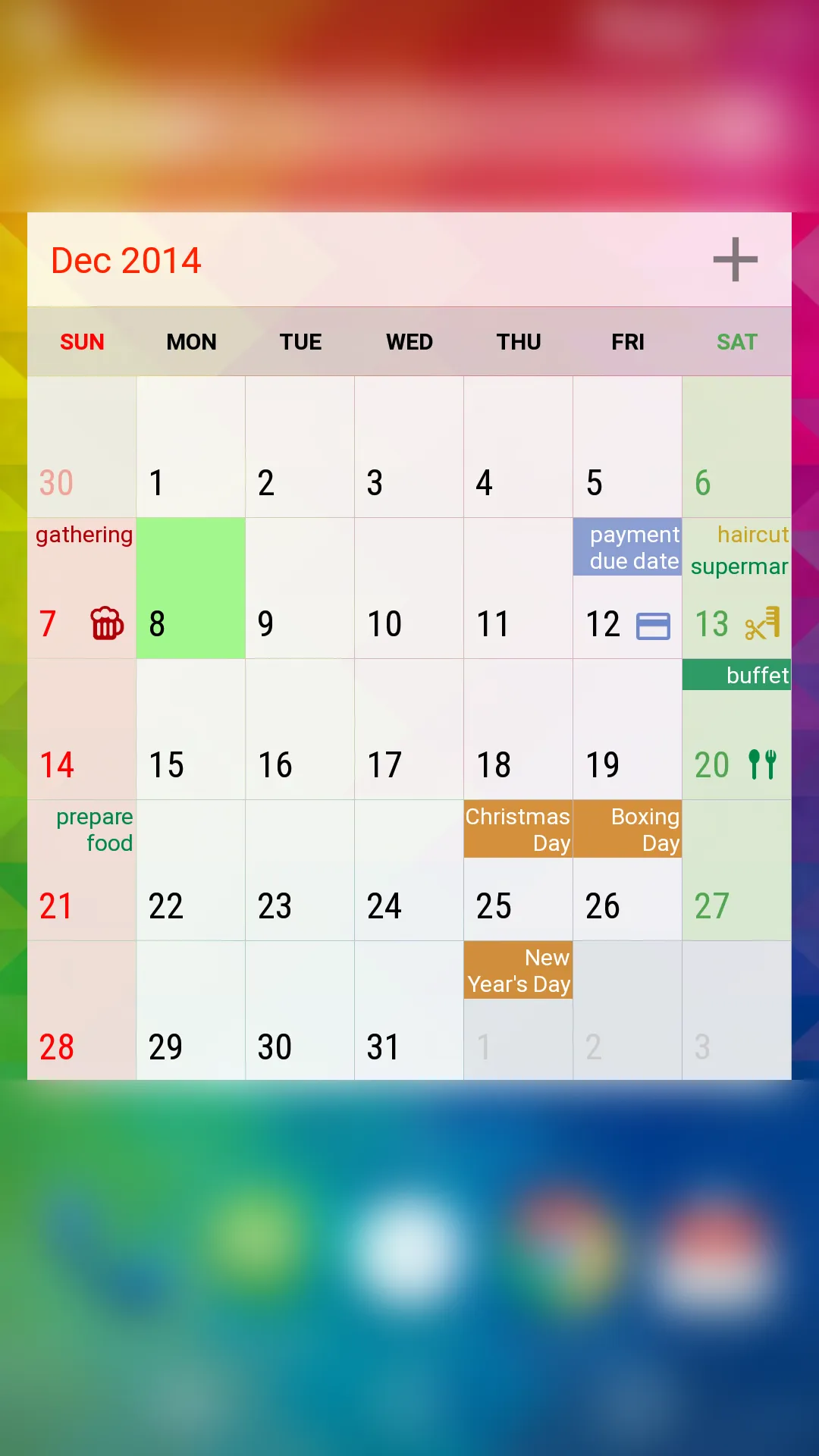 Calendar N | Indus Appstore | Screenshot