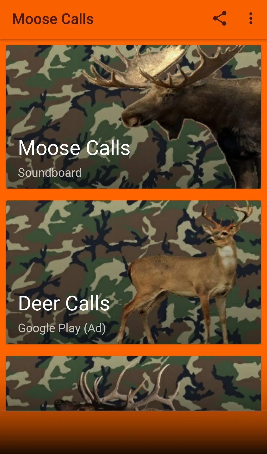 Moose Hunting Calls | Indus Appstore | Screenshot