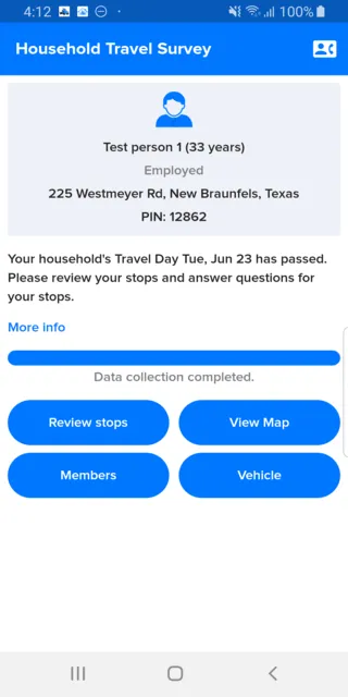 Household Travel Survey | Indus Appstore | Screenshot