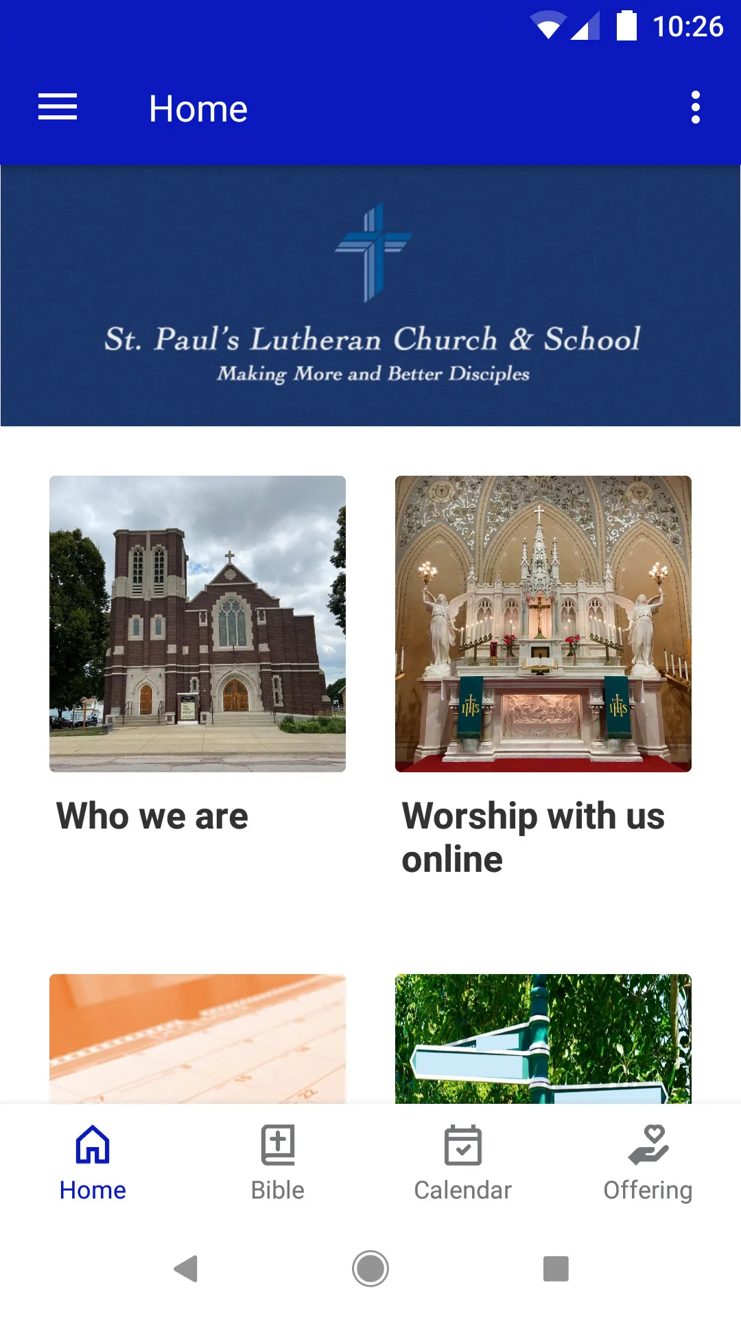 St Paul's Lutheran Sioux City | Indus Appstore | Screenshot