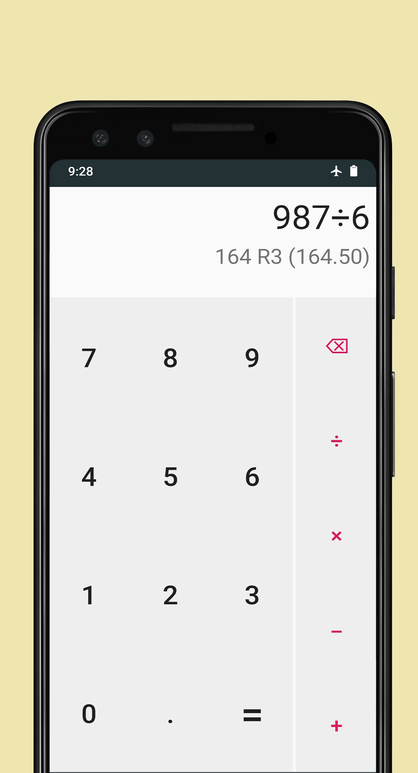 Division Calculator: Remainder | Indus Appstore | Screenshot