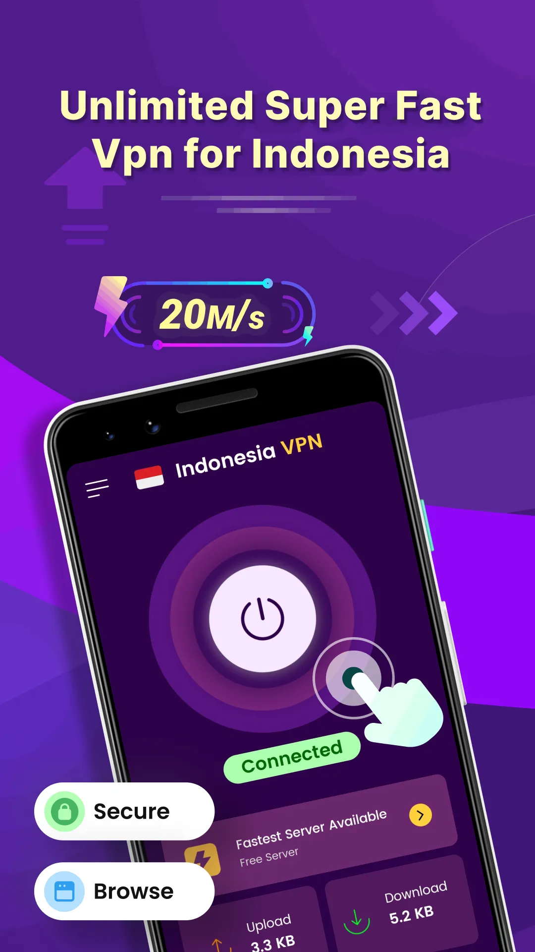 Indonesia VPN - Proxy Vpn 2023 | Indus Appstore | Screenshot