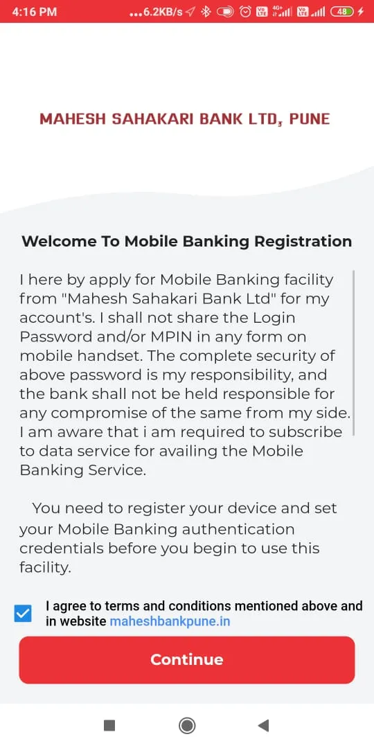 Mahesh Bank,Pune - Mob Banking | Indus Appstore | Screenshot