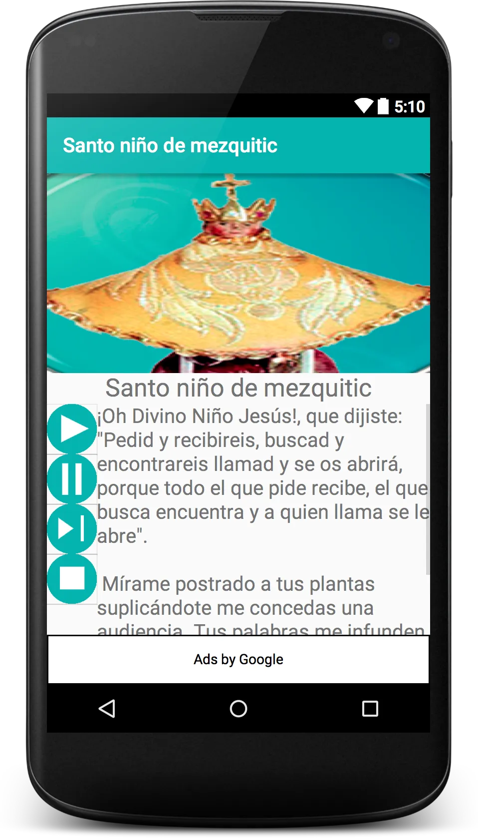 Santo Niño de Mezquitic | Indus Appstore | Screenshot