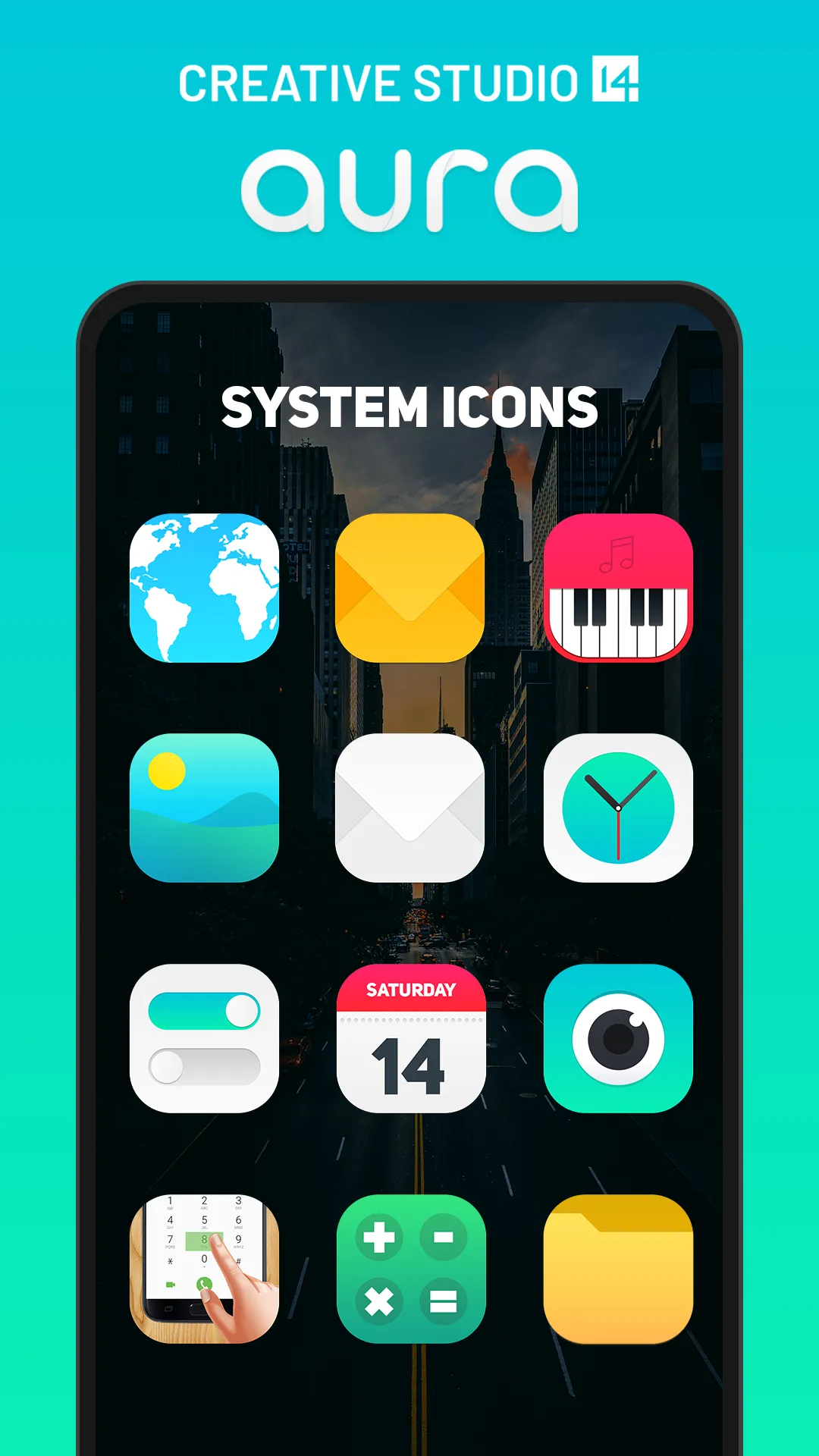 Aura Icon Pack | Indus Appstore | Screenshot